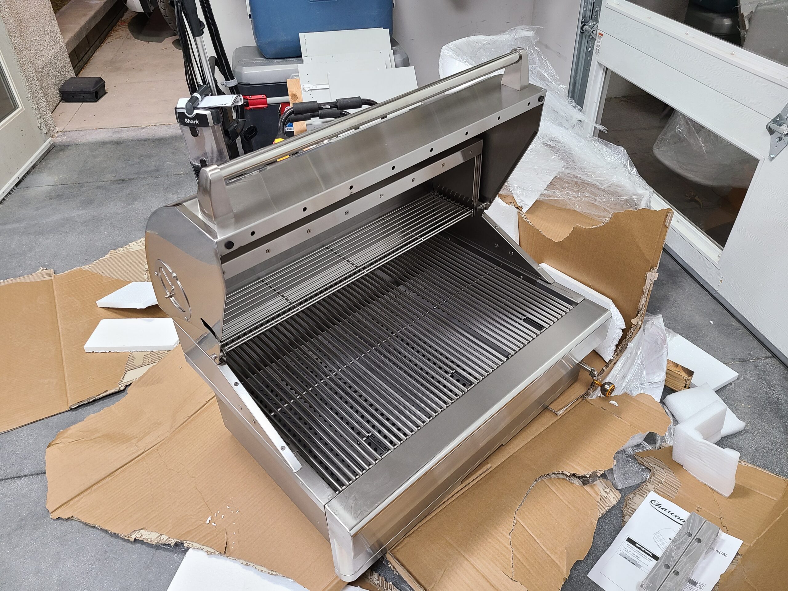 Turbo Charcoal 32 Inch Built-In Stainless Steel BBQ Grill with Charcoal Tray customer photo 1