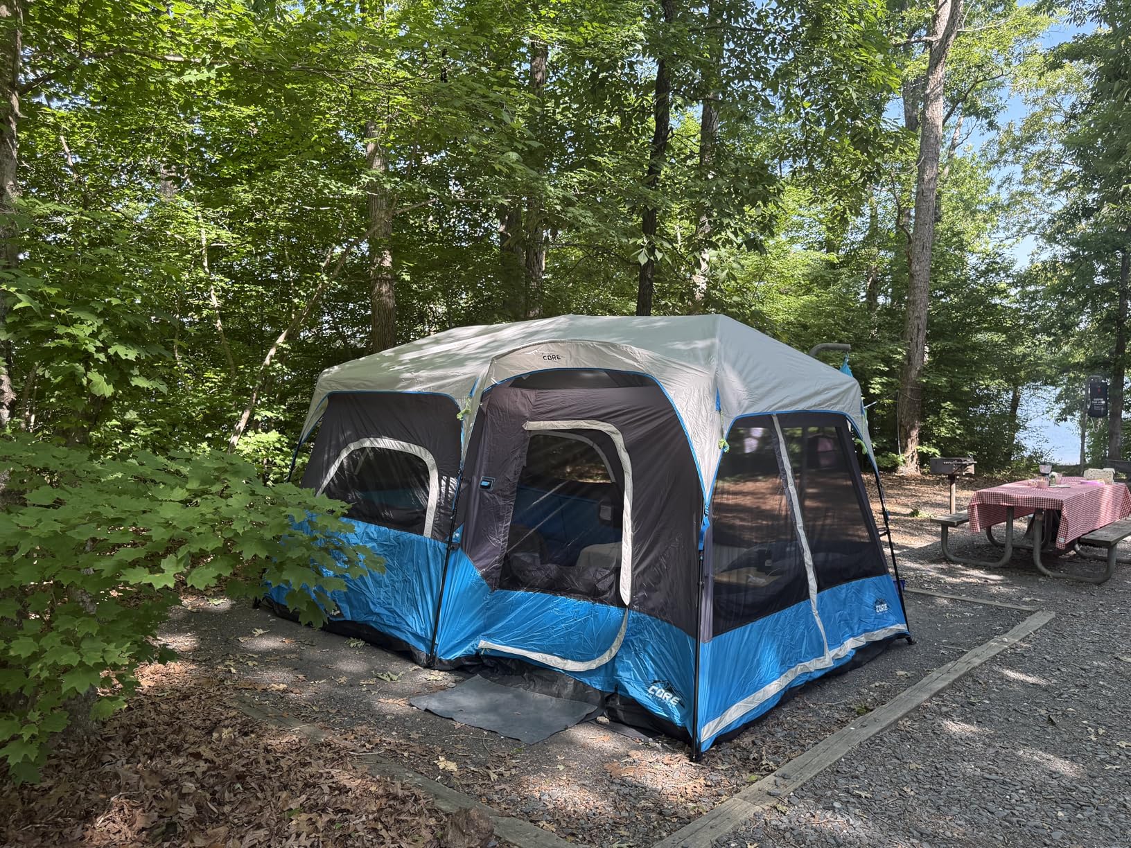 CORE Instant Cabin Tents with LED Lights | Family Multi Room Lighted Pop Up Tents for Camping customer photo 1