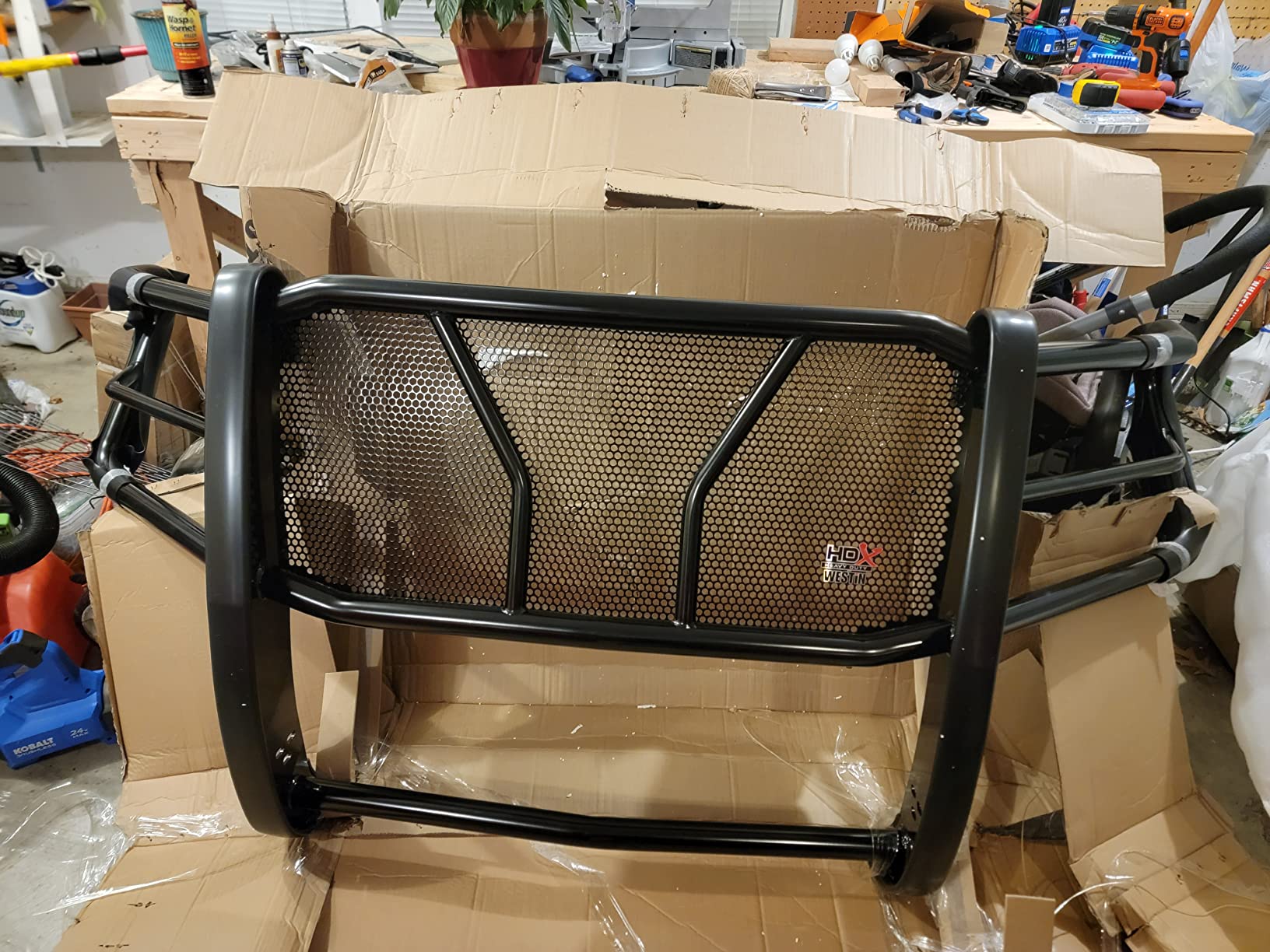 Westin 57-3955 HDX 1-Piece Grille Guard fits 2019-2026 Silverado 1500 2022 Silverado 1500 LTD (Exc ZR2 & 2019 LD) (Exc with Sensors) customer photo 1