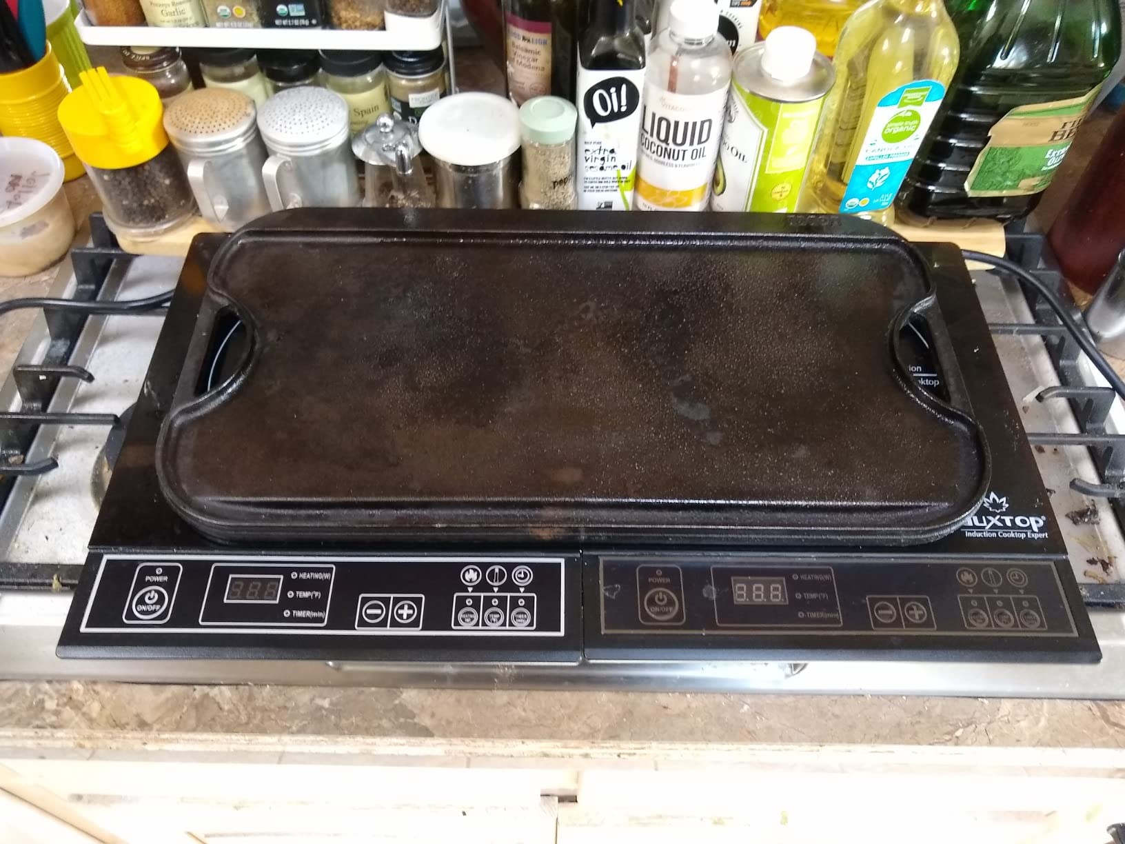 Duxtop 1800W Portable Induction Cooktop Countertop Burner, Silver 8120MC/BT-180G3 customer photo 1