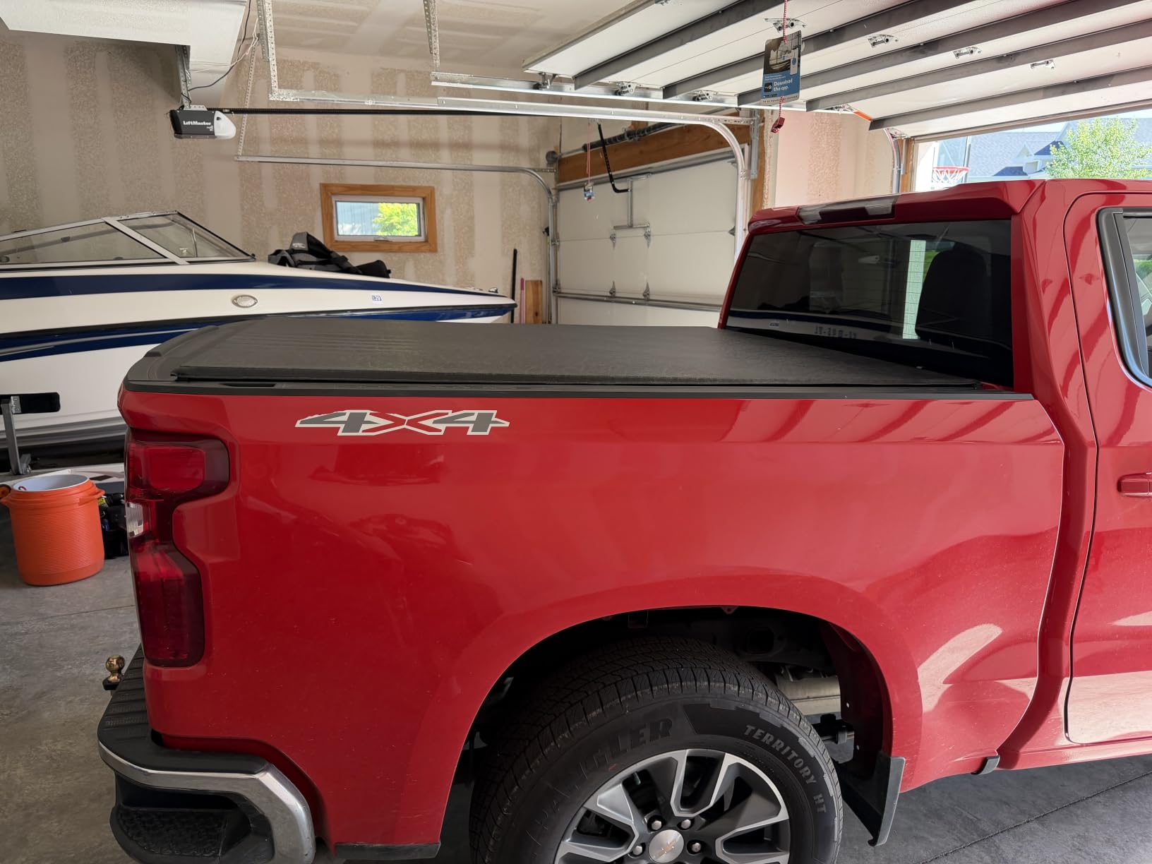 Gator Soft Roll Up Truck Bed Tonneau Cover - Easy-to-Install - No-Drill Installation - Durable Vinyl Roll Up Tonneau Cover - Low-Profile Design - 2019-2026 Chevy/GMC Silverado/Sierra 5'10