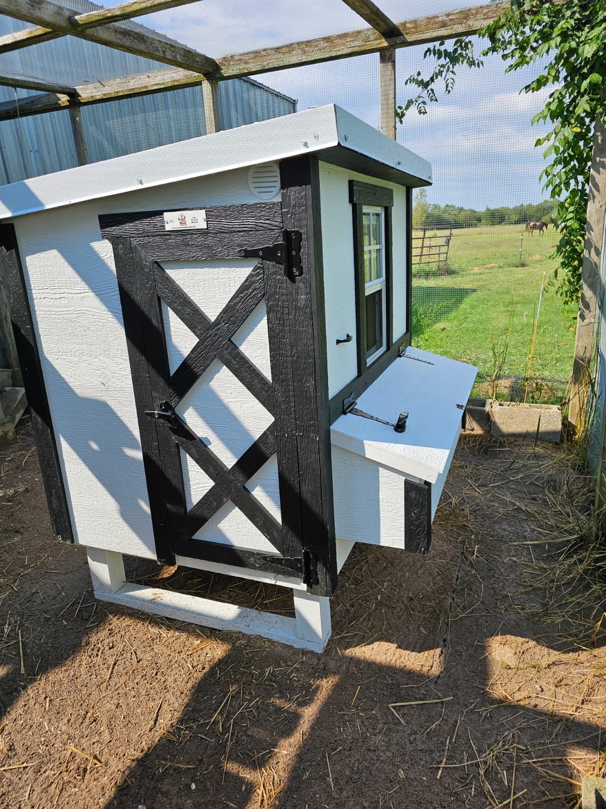 OverEZ Classic Medium Chicken Coop for up to 10 Chickens - Nesting Box - Large Bird, Poultry and Hen House, Made in USA customer photo 1