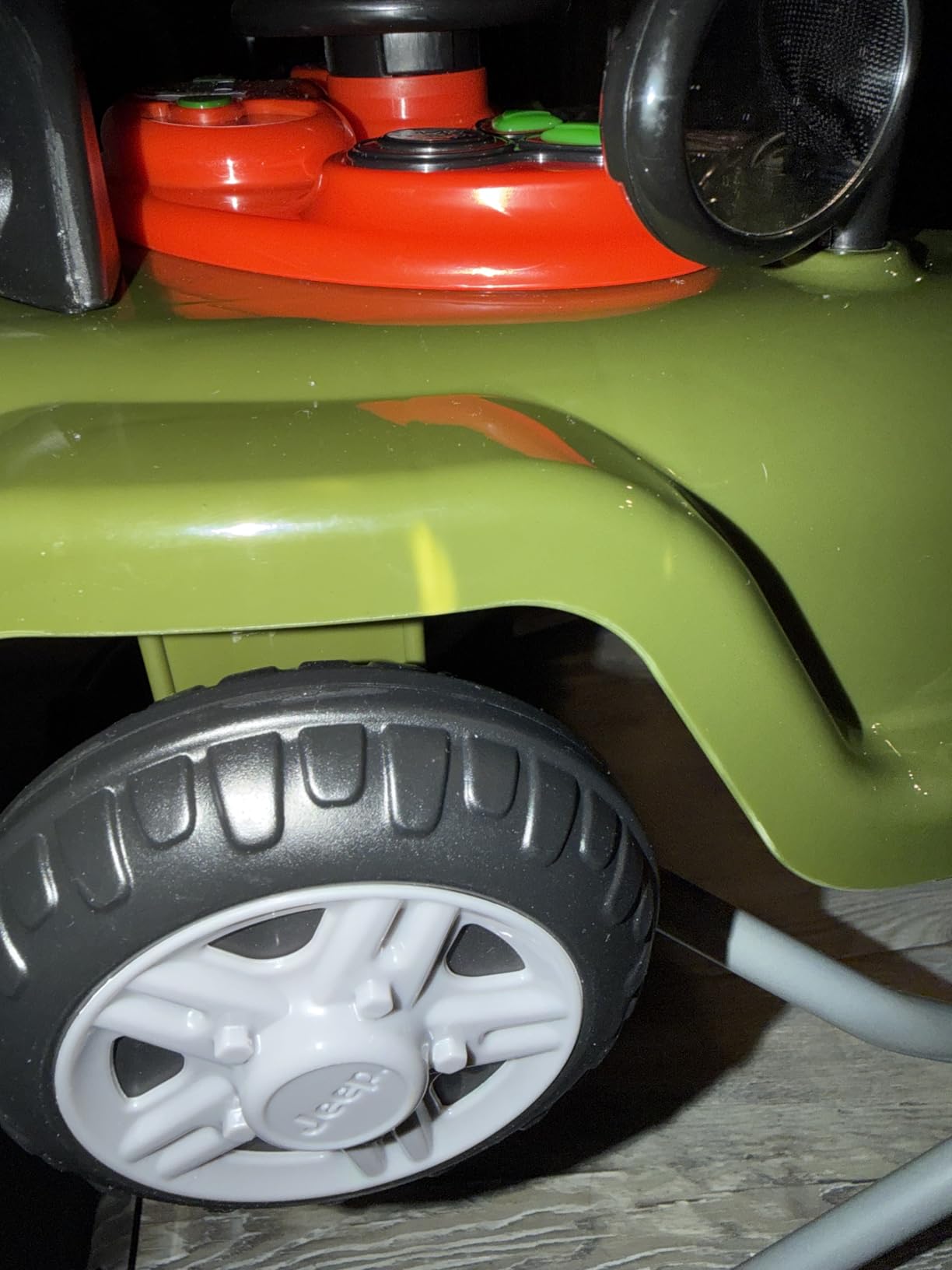 Jeep Classic Wrangler 3-in-1 Grow With Me Activity Walker - Features Music, Lights, Removable Play Tray, Push Walker Mode, Converts into Rolling Car Toy, Anniversary Green customer photo 2