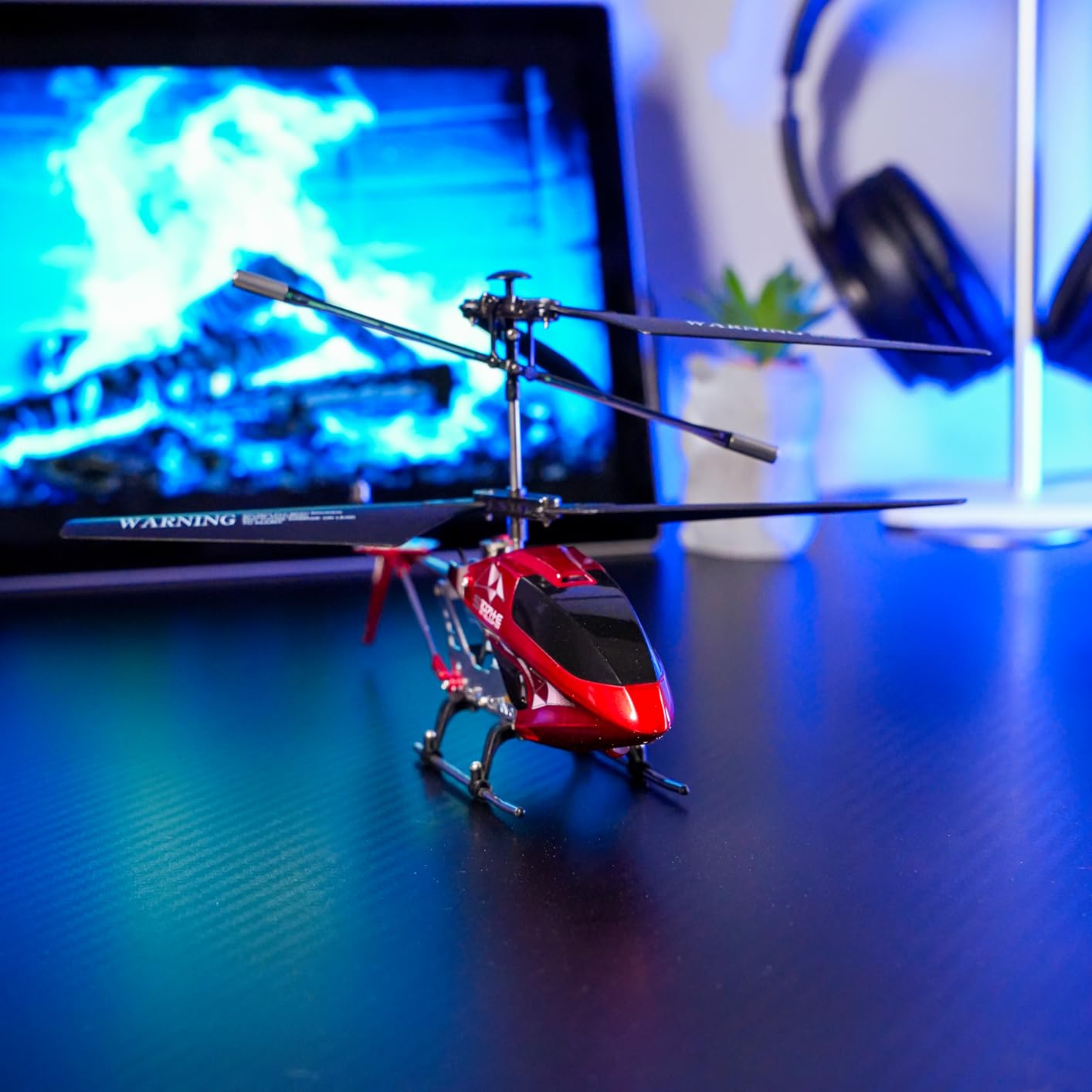 SYMA S107H-E RC Helicopter for Kids 8-12 and Beginners, Remote Control Helicopter with Altitude Hold, 2 Speed Modes, Whole Alloy Toy for Boys Girls Indoor Gift customer photo 1