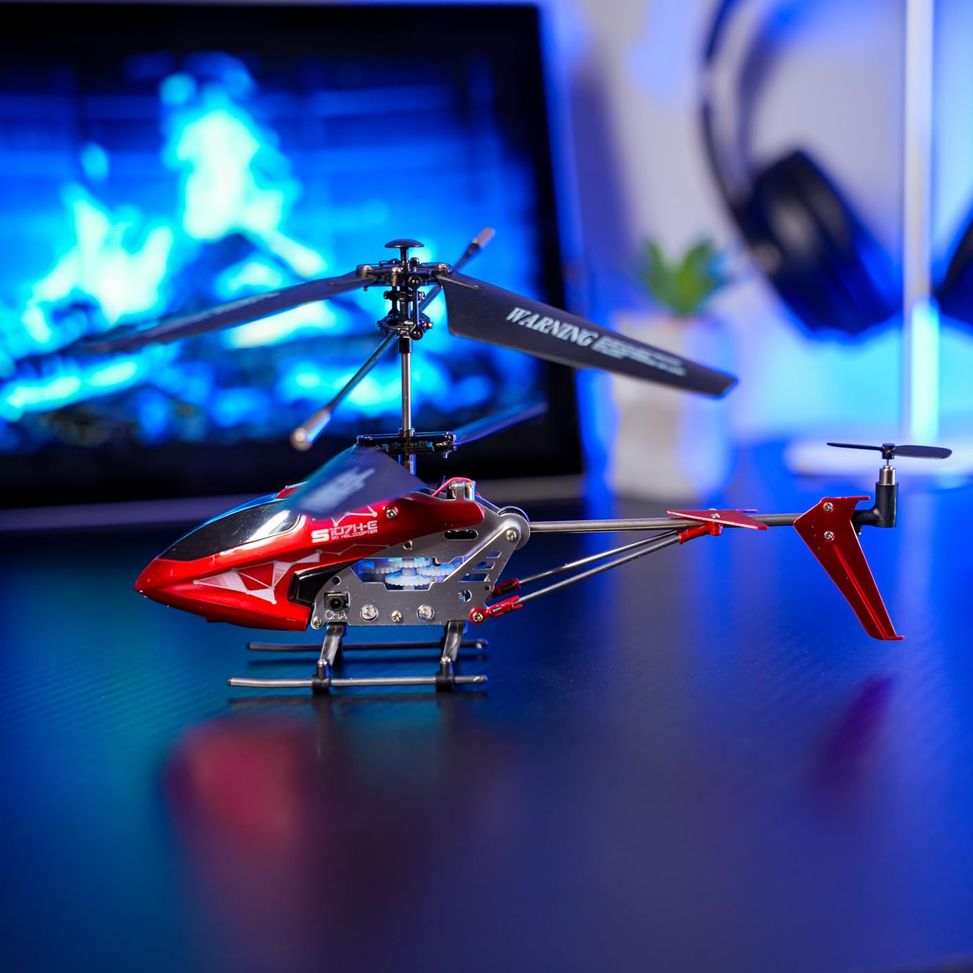 SYMA S107H-E RC Helicopter for Kids 8-12 and Beginners, Remote Control Helicopter with Altitude Hold, 2 Speed Modes, Whole Alloy Toy for Boys Girls Indoor Gift customer photo 2