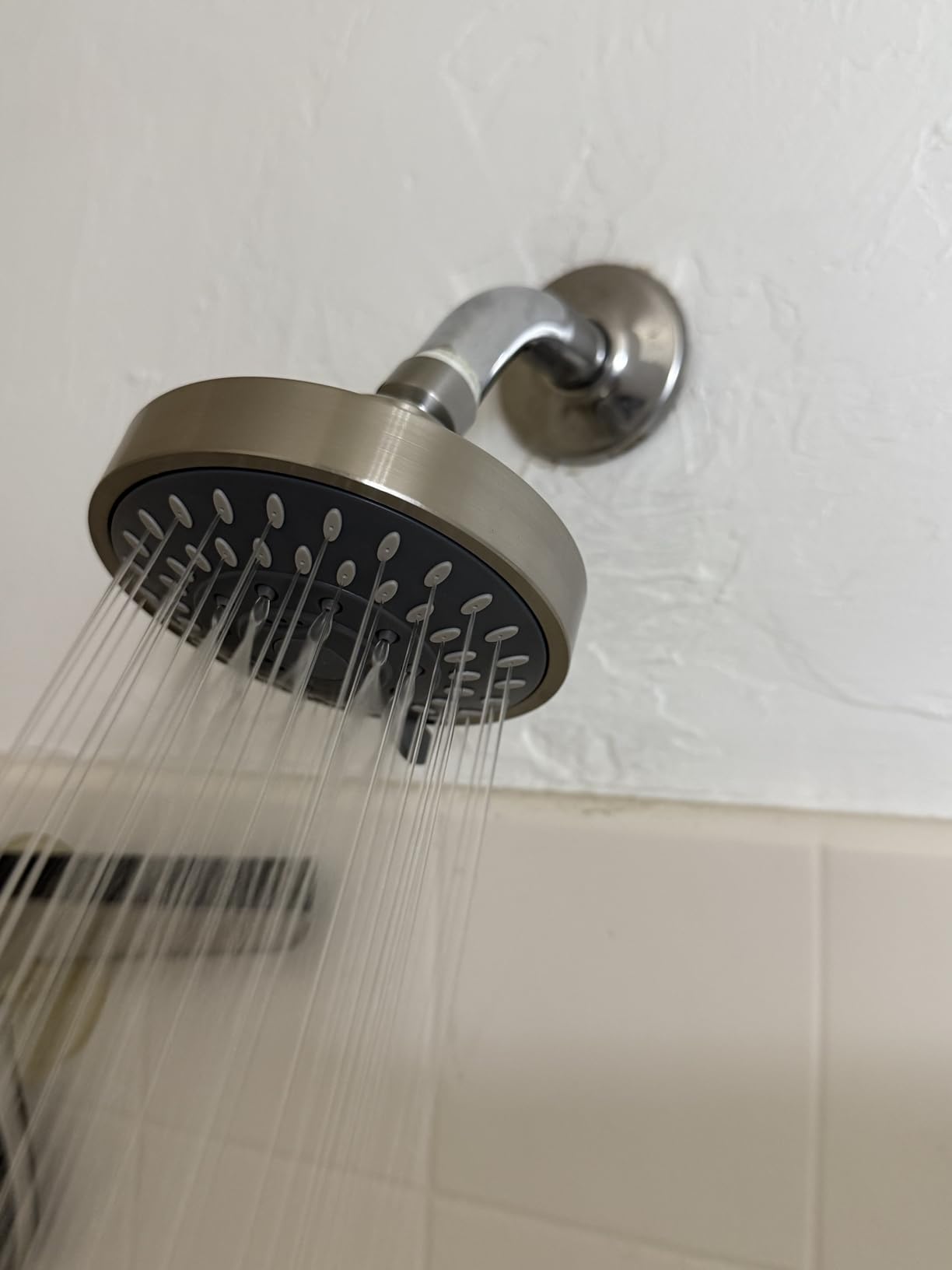 Aisoso Shower Head High Pressure Rain Fixed Showerhead 5-Setting with Adjustable Metal Swivel Ball Joint - Relaxed Shower Experience Even at Low Water Flow & Pressure customer photo 1
