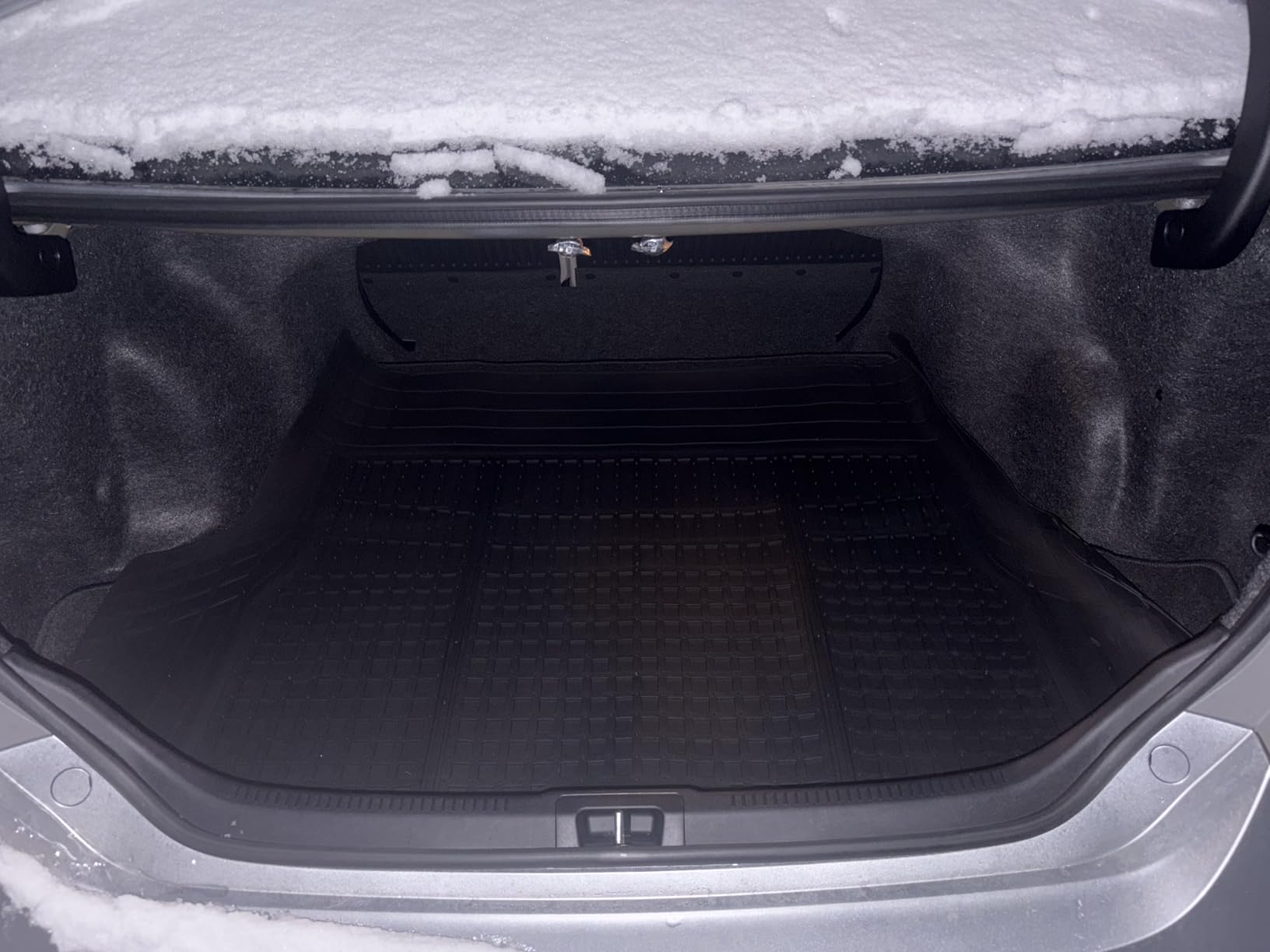 Motor Trend Premium FlexTough All-Protection Cargo Mat Liner - w/Traction Grips & Fresh Design, Heavy Duty Trimmable Trunk Liner for Car Truck SUV, Black (OF-985-BK) customer photo 1