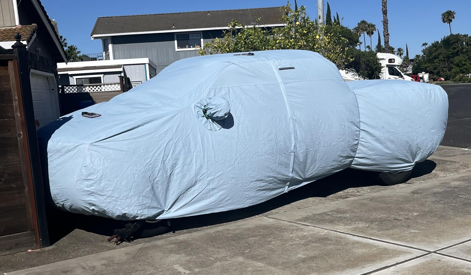 iCarCover 15-Layer Car Cover Waterproof All Weather | Premium Quality Car Covers for Automobiles 100% UV Protection, Mustang, Camaro, XK, 4-Series, M4, Supra, Thunderbird, Size C10 customer photo 1
