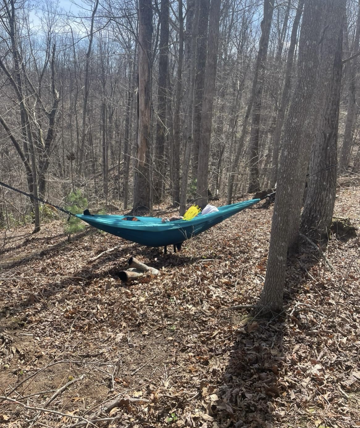 AnorTrek Camping Hammock, Super Lightweight Portable Parachute Hammock with Two Tree Straps Single or Double Nylon Travel Tree Hammocks for Camping Backpacking Hiking customer photo 2