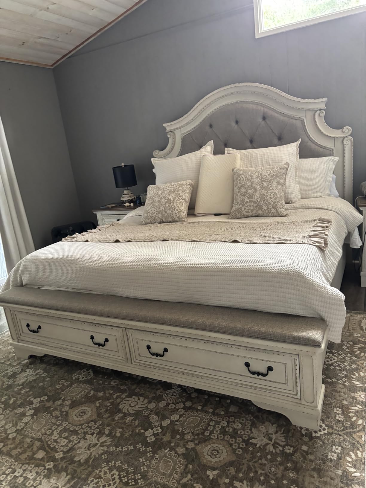 Tempur-Pedic TEMPUR-Adapt + Cooling 3-Inch King Mattress Topper Medium Luxury Premium Foam, Washable Cover, Medium Cooling Topper, White customer photo 1