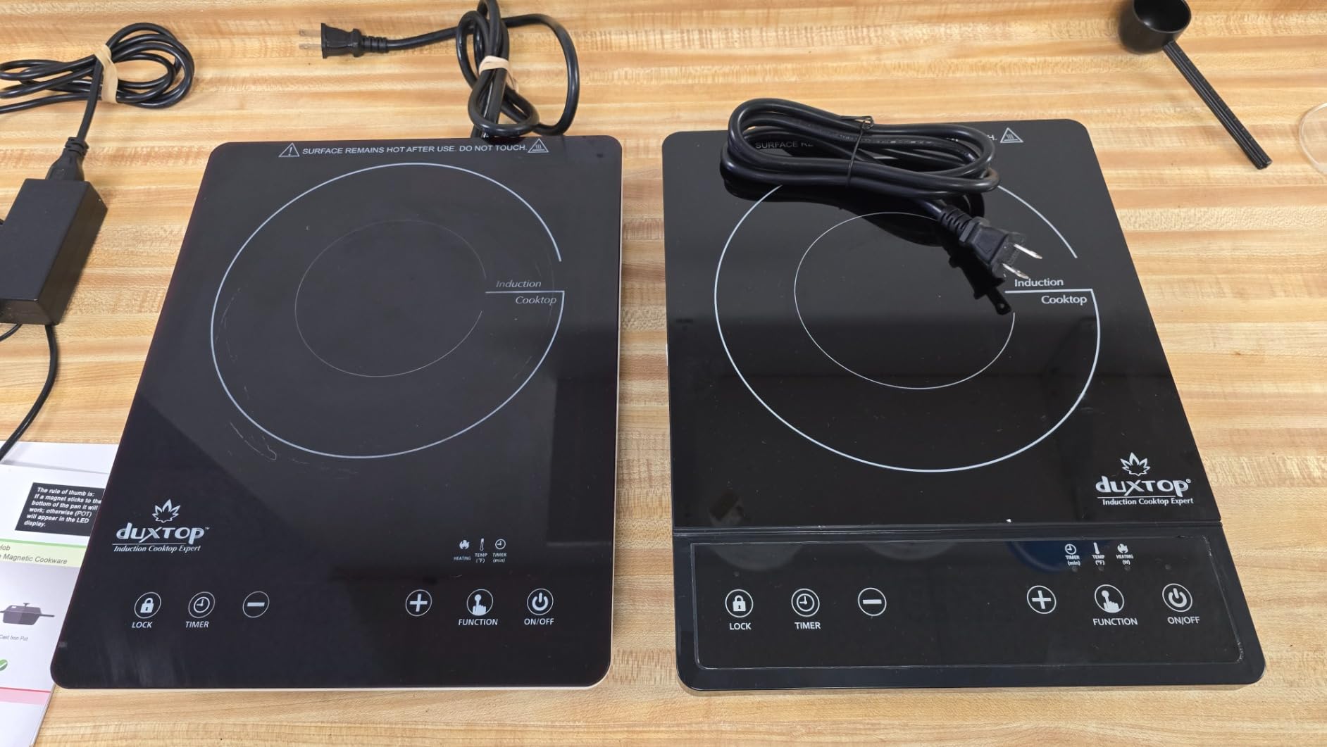 Duxtop Portable Induction Cooktop, Countertop Burner, Induction Burner with Timer and Sensor Touch, 1800W 8500ST E210C2 customer photo 2