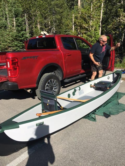 Sea Eagle TC16 Inflatable 16' High Pressure Drop Stitch Travel Canoe with Wood Web Seats, Pump, Bag and Optional Paddles for Lakes, Rivers & Bays customer photo 1