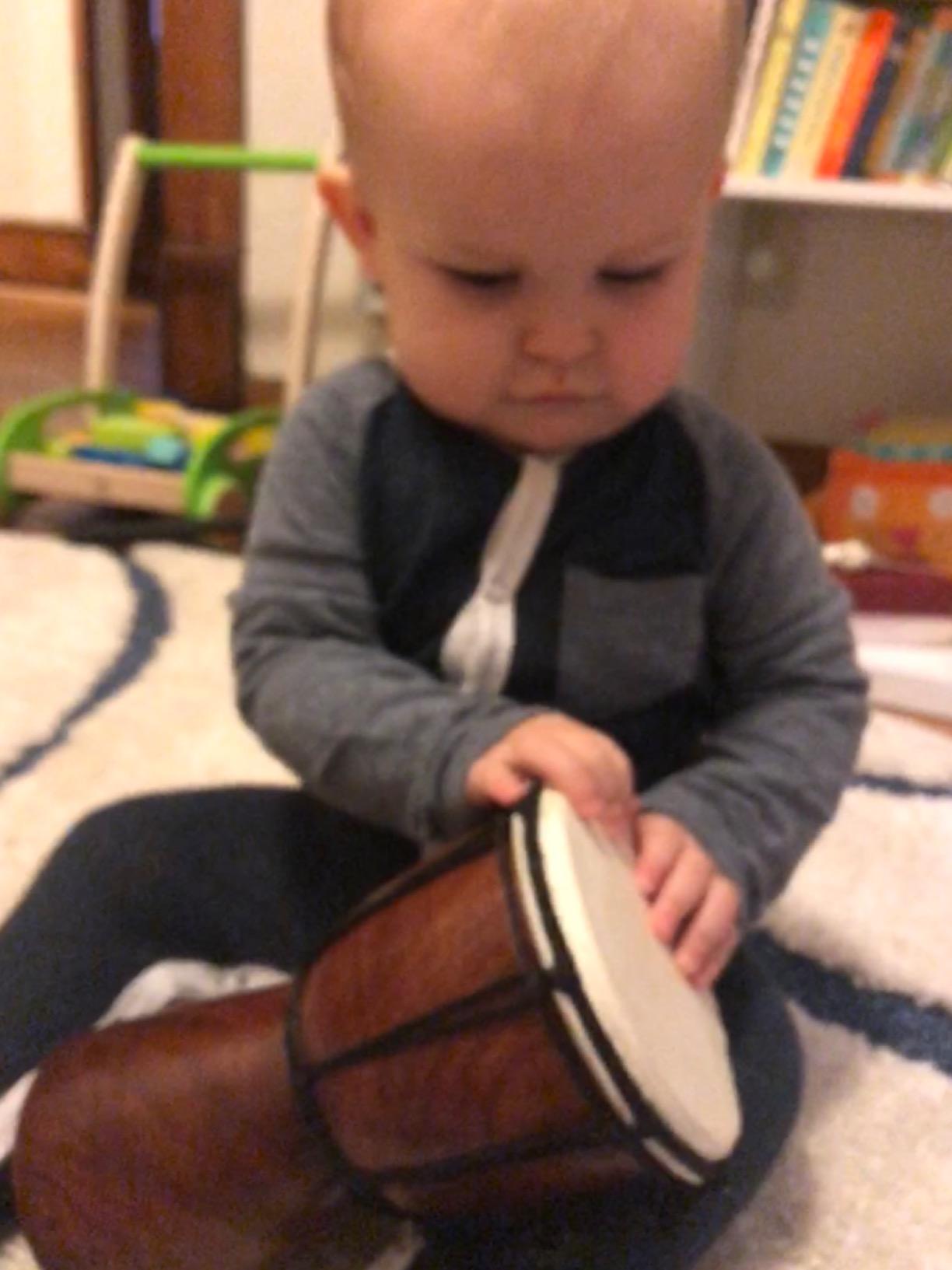 Drum Djembe is a Rope goat skin Covered Goblet African Drum Played by Hands West Africa style jembe for drums circle and more (7x15) customer photo 2