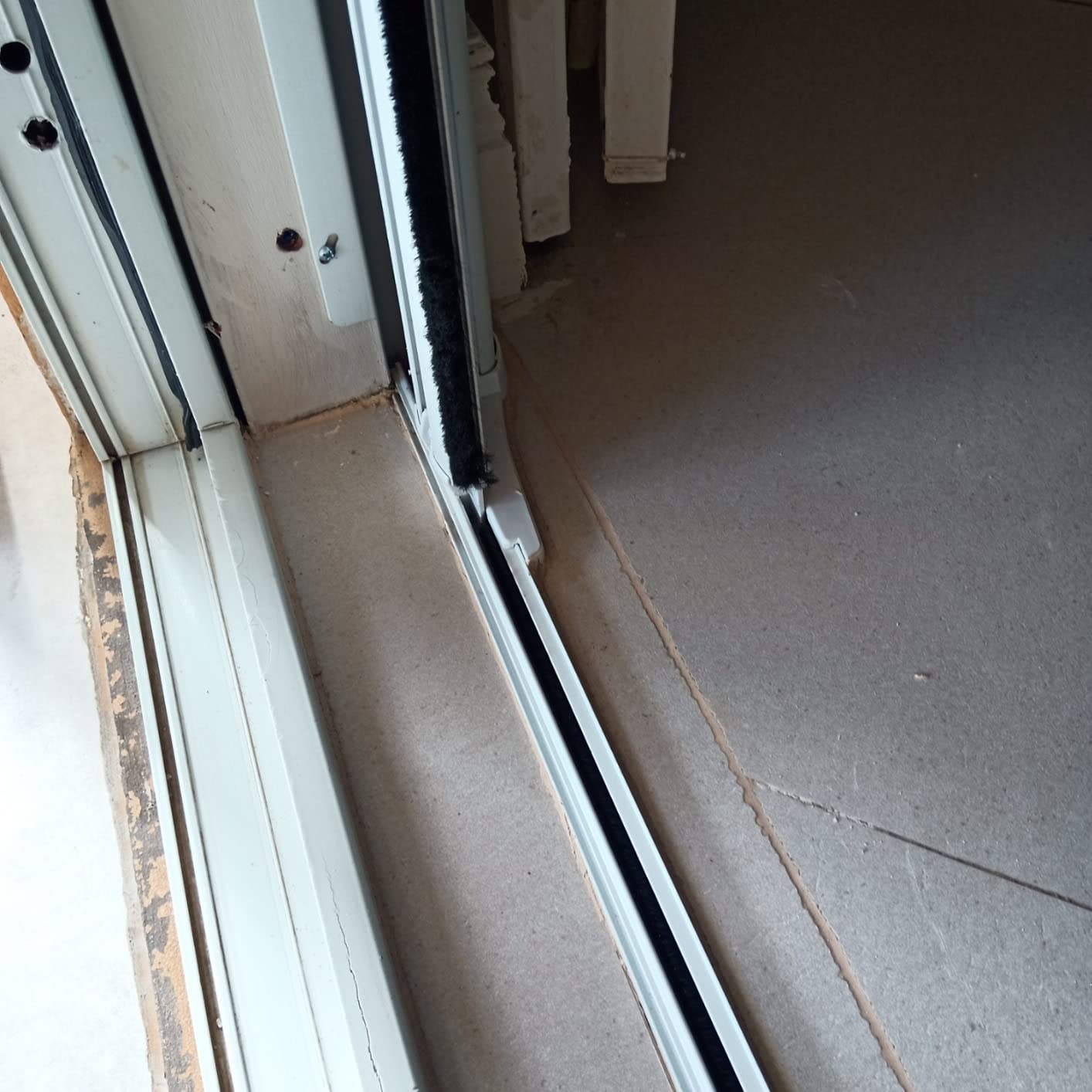 LARSON Brisa Double Sandstone Retractable Screen Door, French Door Screen with EZ-Glide Fits 78-in to 79-in Tall x 68-in to 72-in Wide Patio Doors customer photo 2