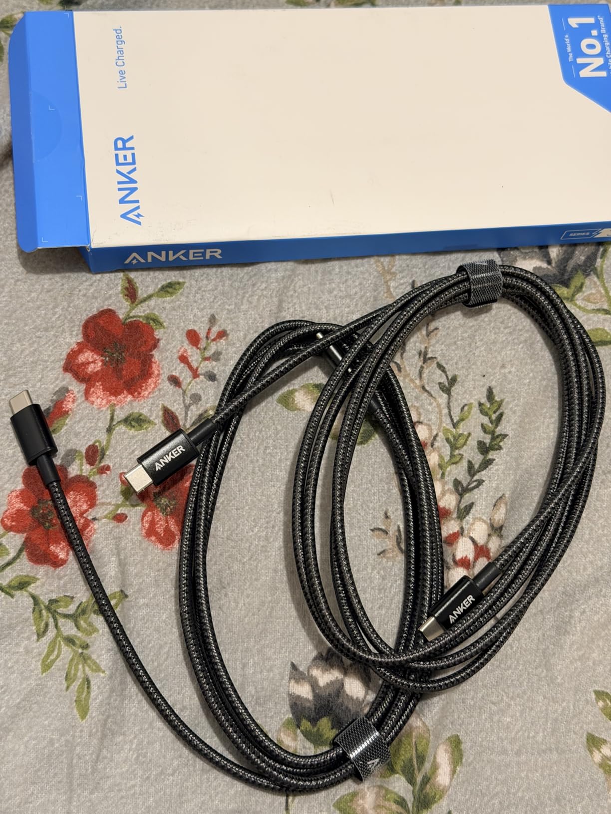 Anker USB C to USB C Cable, Type-C 60W Fast Charging Cable (6 FT, 2Pack) for iPhone 17 Series, iPad mini 6 and More (Silver) customer photo 2