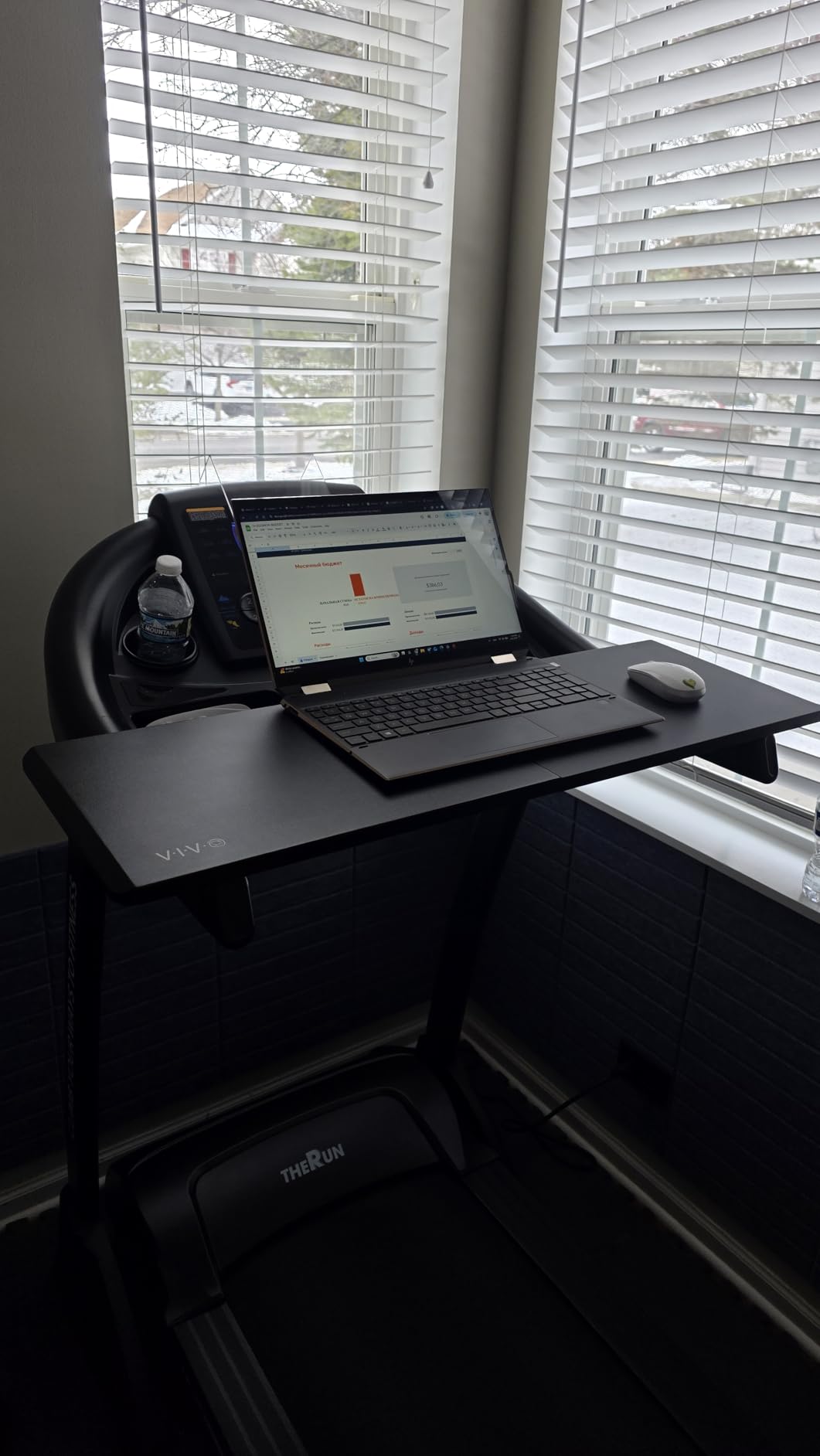 VIVO Universal Treadmill Desk, Ergonomic Platform for Notebooks, Tablets, Laptops, STAND-TDML2 customer photo 2