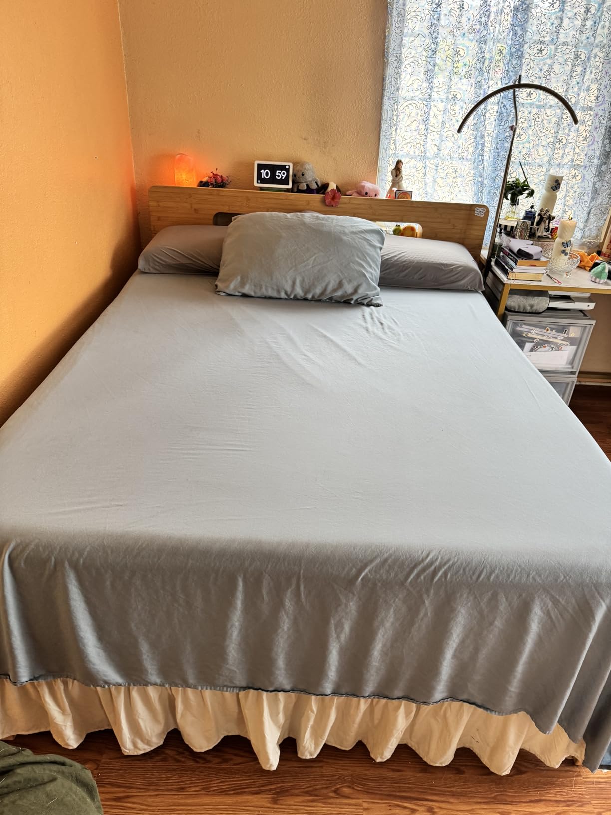 Bedsure Queen Sheets, Rayon Derived from Bamboo, Queen Cooling Sheet Set, Deep Pocket Up to 16