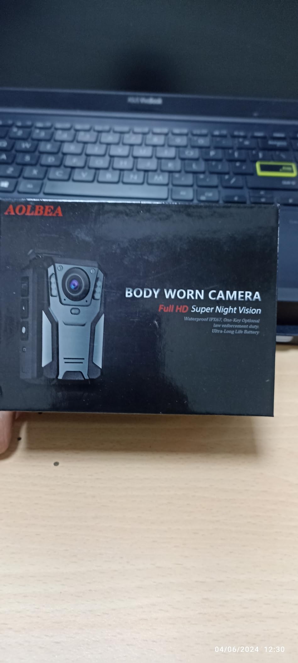 P100 2K Police Body Camera 64GB Body Cam 12 Hours Continuous Recording USB-C Infrared Night Vision Waterproof Shockproof Lightweight Data-encrypt for Law Enforcement Record customer photo 2