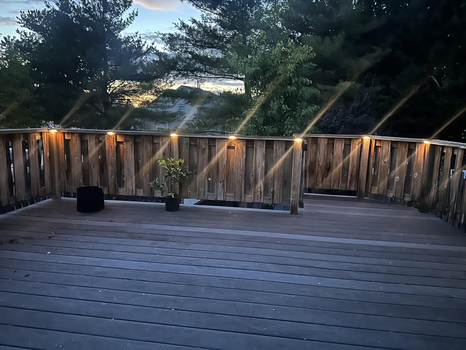 GIGALUMI LED Solar Deck Lights, 16 Pack Waterproof for Outdoor Stairs, Step, Fence, Railing, Yard and Patio (Warm White) customer photo 2