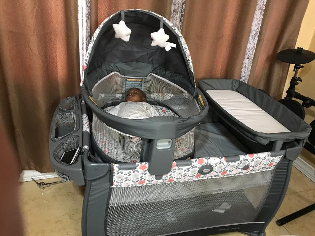 Graco Pack 'n Play Close2Baby Bassinet Playard Features Portable Bassinet Diaper Changer and More, Derby customer photo 2