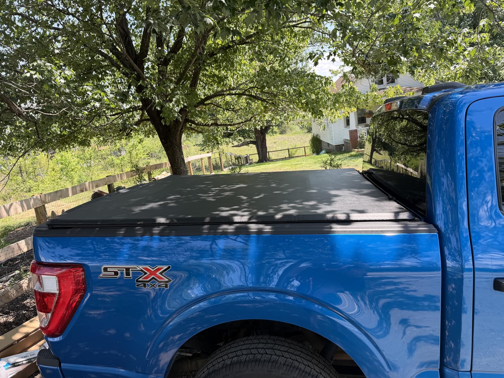 MOSTPLUS 5.5FT Roll-Up Soft Vinyl Truck Bed Tonneau Cover Compatible for Ford F150 F-150 2009-2025 2026 Short Bed On Top (67Inch) customer photo 1