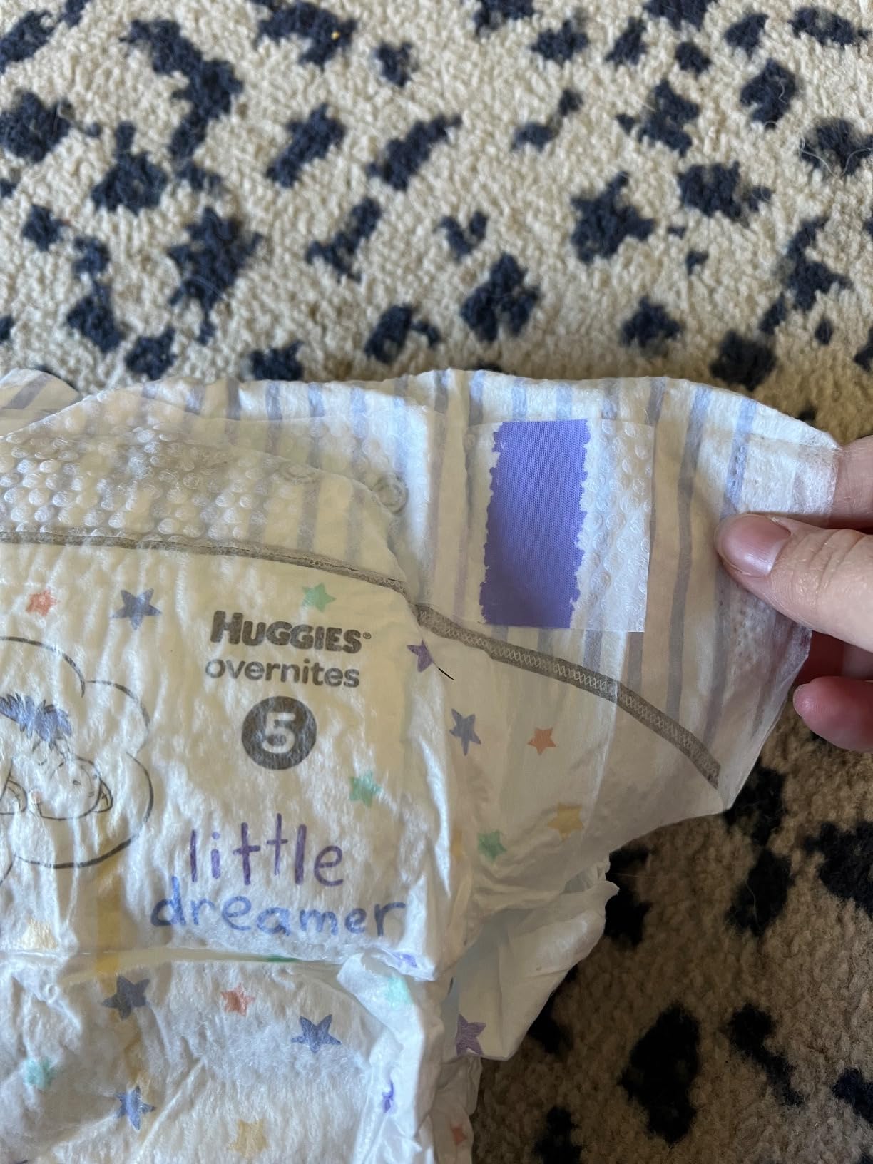 Huggies Overnites Size 3 Overnight Diapers (16-28 lbs), 66 Ct, Packaging May Vary customer photo 2