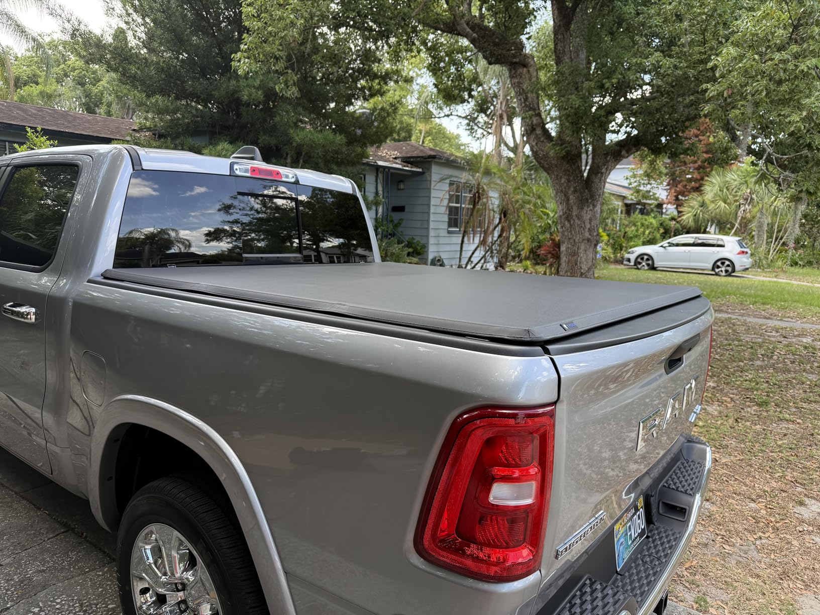 Tyger Auto T5 Quad-Fold Alloy Hardtop Truck Bed Tonneau Cover Compatible with 2019-2026 Dodge Ram 1500 | 5'7