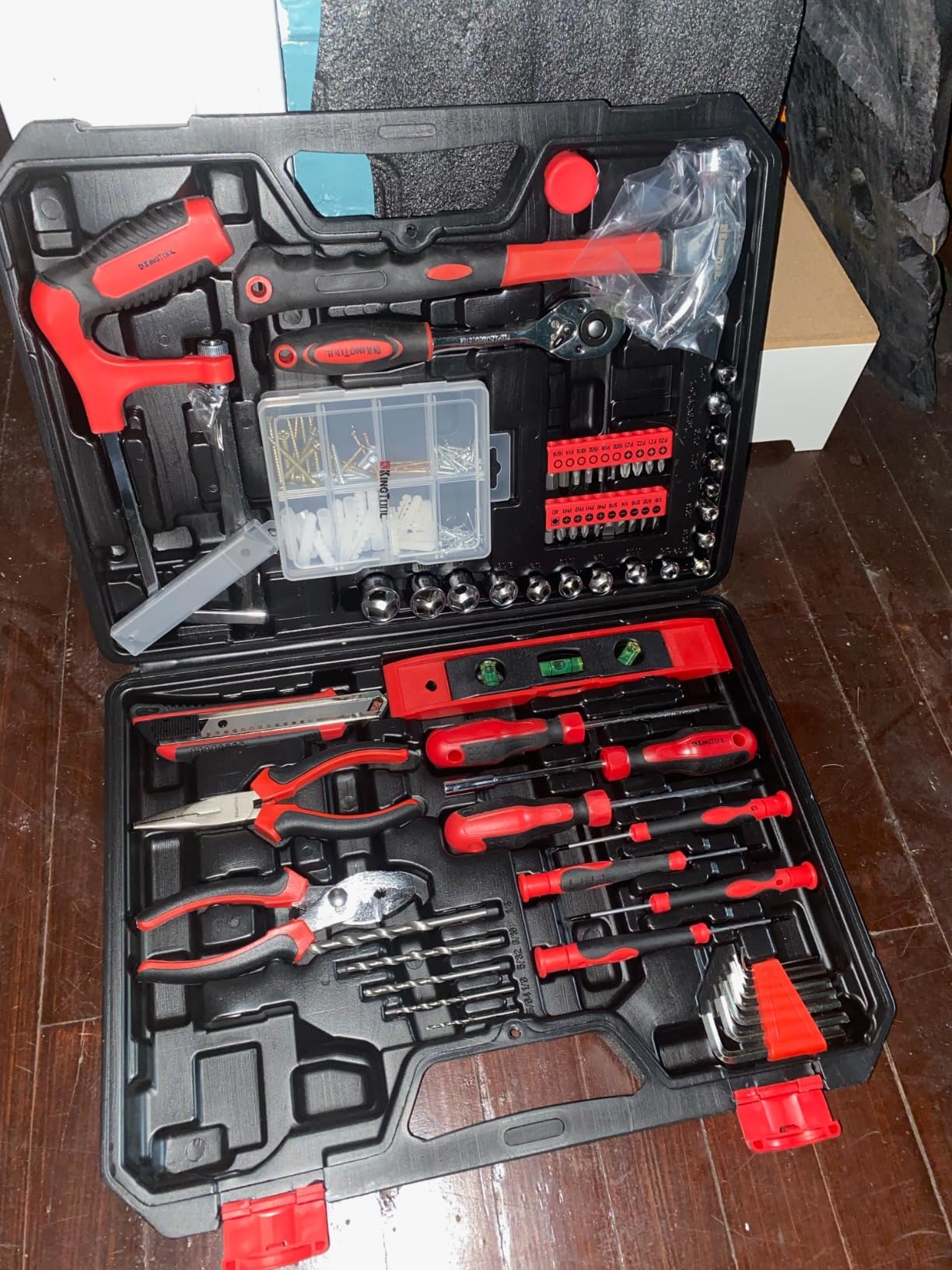 KingTool 325 Piece Home Repair Tool Kit, General Home/Auto Repair Tool Set, Toolbox Storage Case with Drawer, General Household Tool Kit - Perfect for Homeowner, Diyer, Handyman customer photo 1