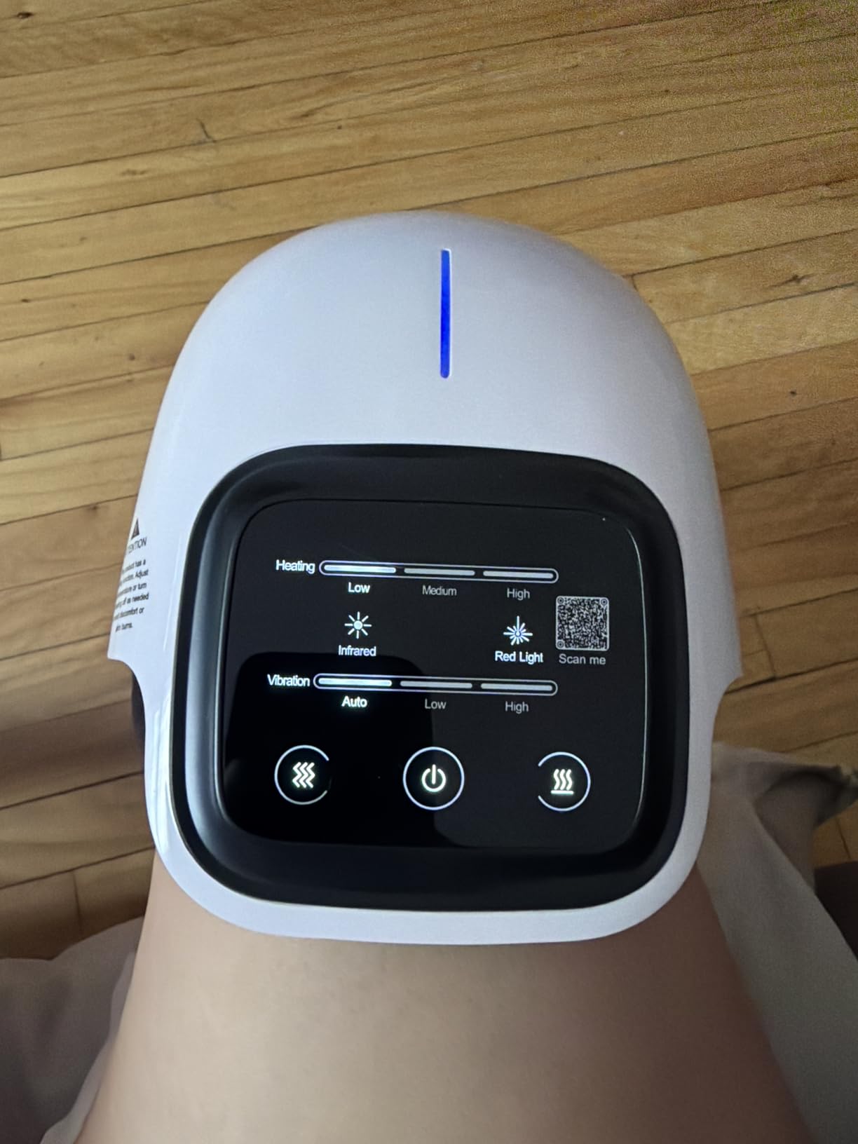 FORTHIQ Knee Massager Smart for Pain Relief with Heat and Red Light Therapy, 2026 Updated Edition, Relax Tight Muscles, Ideal Gift for Men and Women, FSA-HSA Eligible customer photo 1