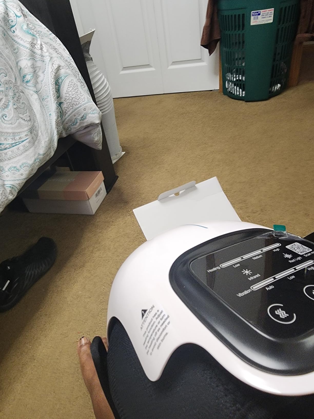 FORTHIQ Knee Massager Smart for Pain Relief with Heat and Red Light Therapy, 2026 Updated Edition, Relax Tight Muscles, Ideal Gift for Men and Women, FSA-HSA Eligible customer photo 2