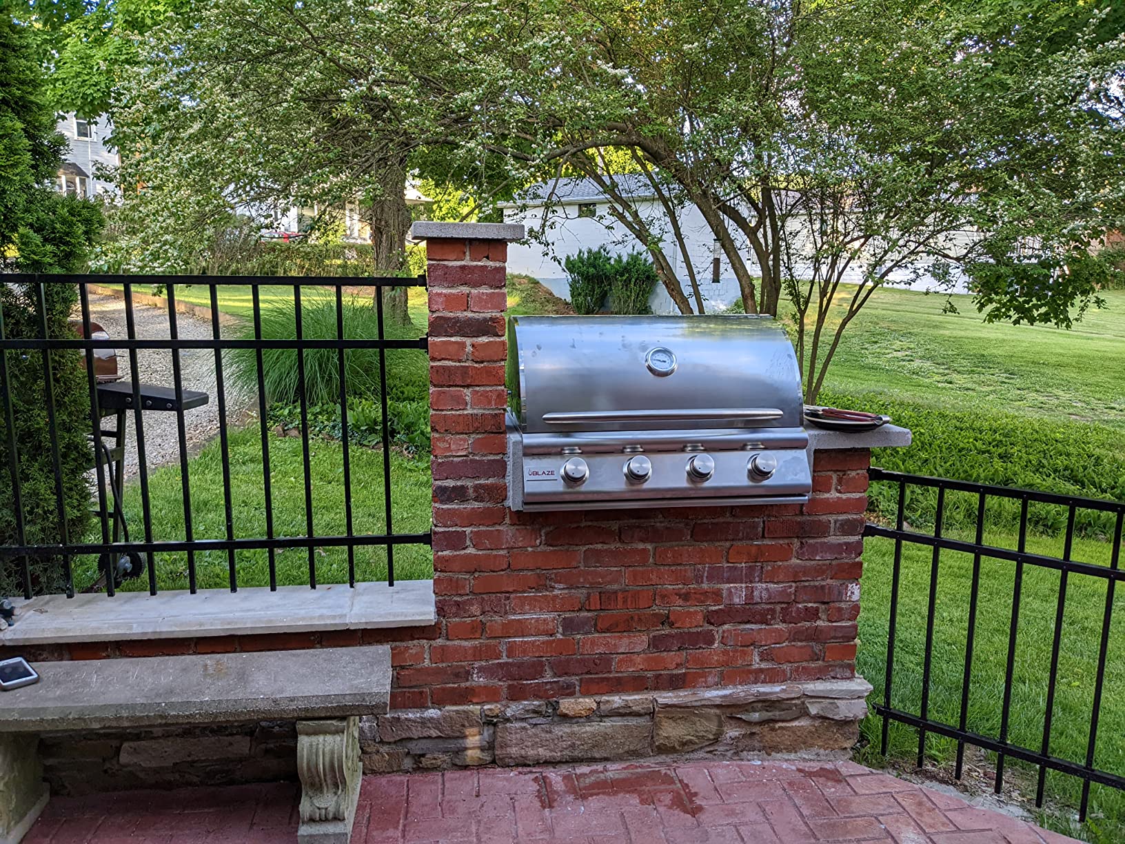 Blaze Outdoor Kitchen Grill | 25-inch Built-in Propane Gas Grill | 3 Burner Barbecue | Prelude LBM customer photo 1