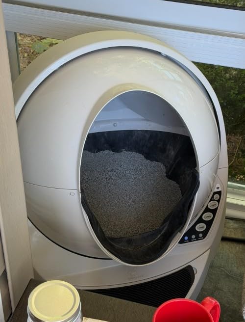 Litter-Robot 3 Connect by Whisker, Grey - Automatic, Self-Cleaning Cat Litter Box, App Control customer photo 1