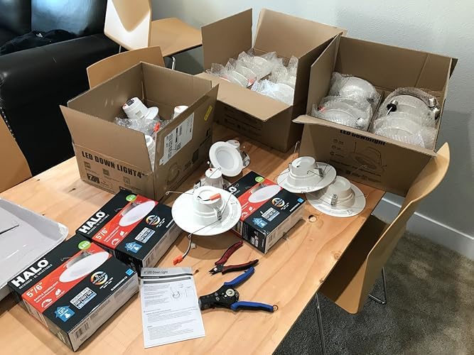 Sunco 12 Pack LED Recessed Lighting 6 Inch, Retrofit Can Lights, 965LM, 13W (100W Equivalent), Selectable CCT 2700K/3000K/3500K/4000K/5000K, Dimmable, Baffle Trim, Damp Rated UL customer photo 2