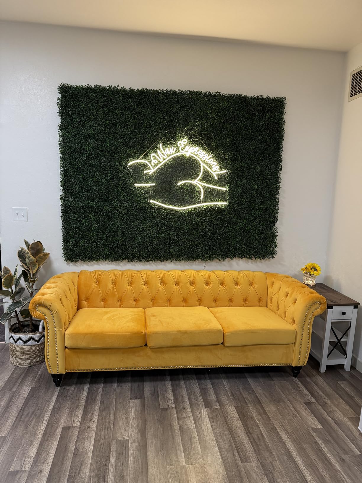 ORRD Chesterfield Sofa Velvet, Modern Tufted Couch 3 Seater with Rolled Arms and Nailhead for Living Room, Bedroom, Office, Apartment (Green) customer photo 1