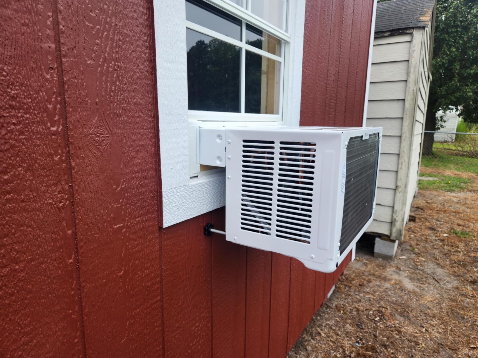 GE Profile ClearView Window Air Conditioner Unit, 8,300 BTU, U-Shaped Adjustable Depth, Energy Efficient Cooling up to 350 sq ft., Ultra Quiet, SMART Home Capable, Includes Remote, White customer photo 1