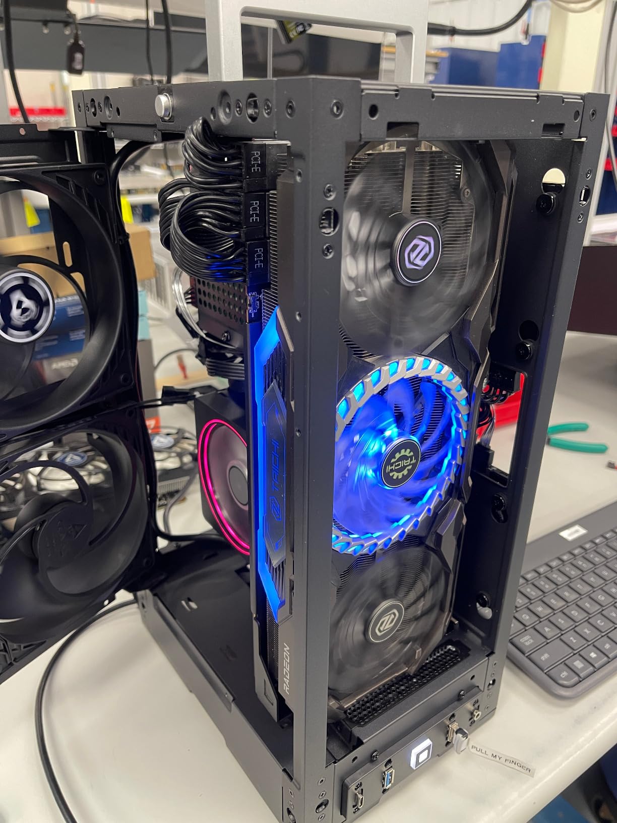 HYTE Revolt 3 Small Form Factor Premium ITX Computer Gaming Case, Metal, Black customer photo 1