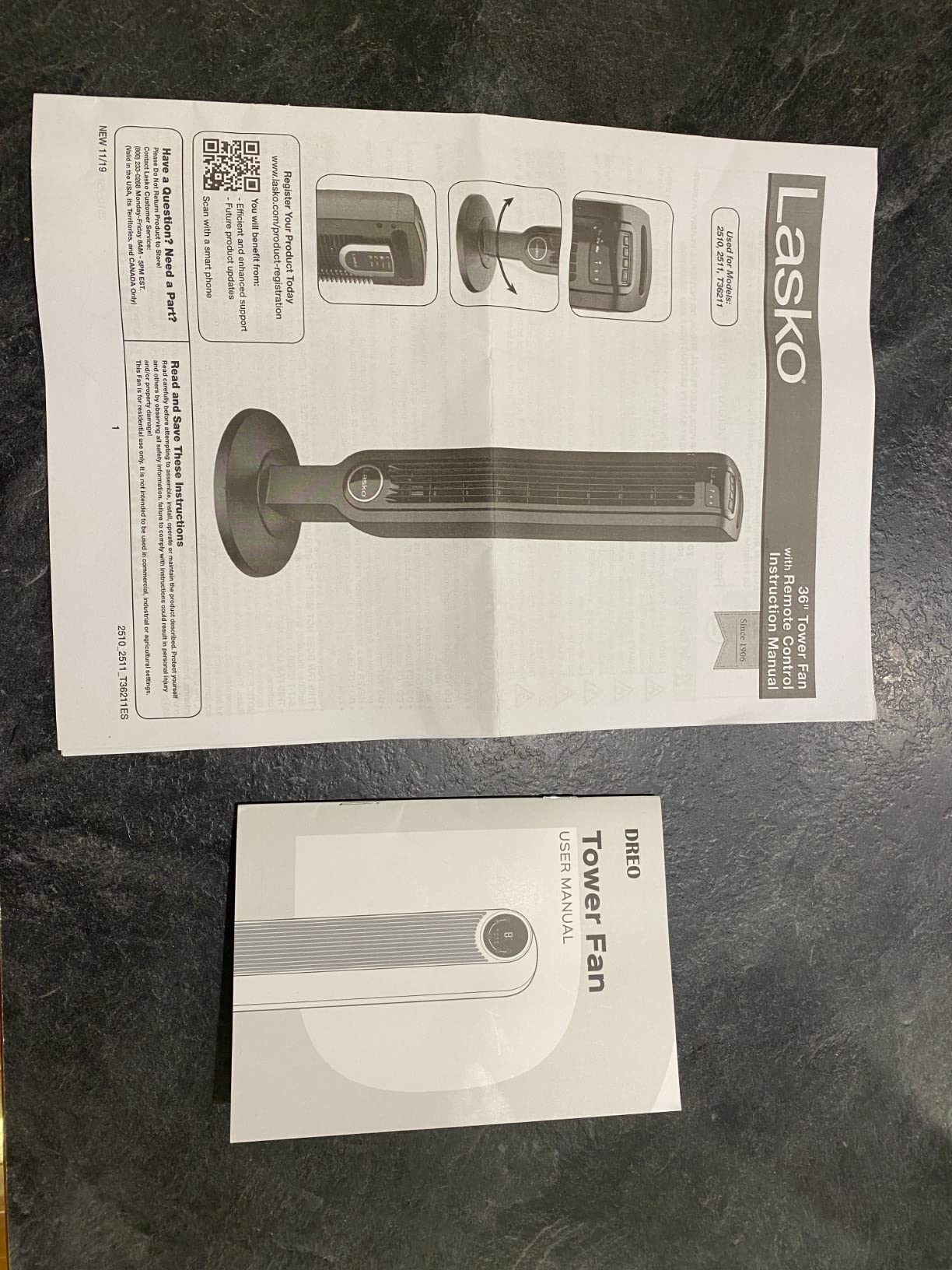 DREO Tower Fan for Bedroom, 2026 Upgraded DC Motor, 28ft/s High Velocity, 20dB Ultra Quiet Standing Fan, 8 Speeds 4 Modes, 90° Oscillating Bladeless Fan for Indoors, Floor Fans with Remote, Black customer photo 2