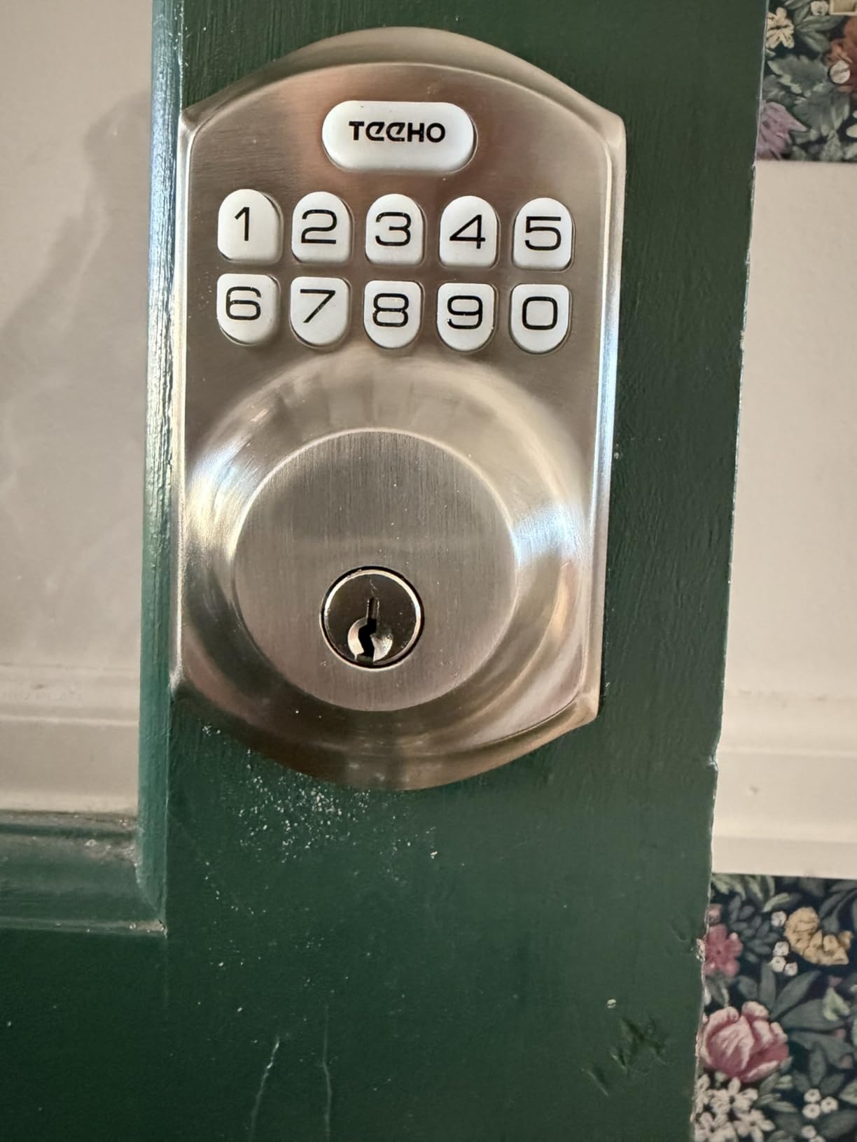 TEEHO TE001 Keyless Entry Door Lock with Keypad - Smart Deadbolt Lock for Front Door with 2 Keys - Auto Lock - Easy Installation - Matte Black customer photo 2