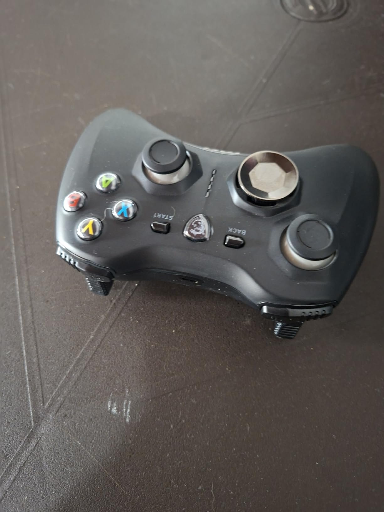 MSI Force GC30V2 Wireless Gaming Controller, Dual Vibration Motors, Dual Connection Modes, Interchangeable D-Pads, Compatible with PC & Android, Black customer photo 1