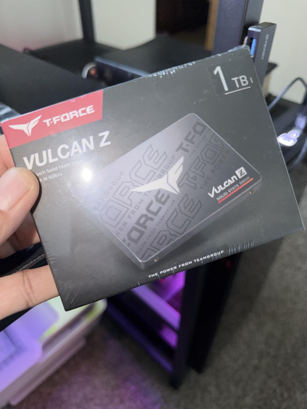 TEAMGROUP T-Force Vulcan Z 1TB SLC Cache 3D NAND TLC 2.5 Inch SATA III Internal Solid State Drive SSD customer photo 2