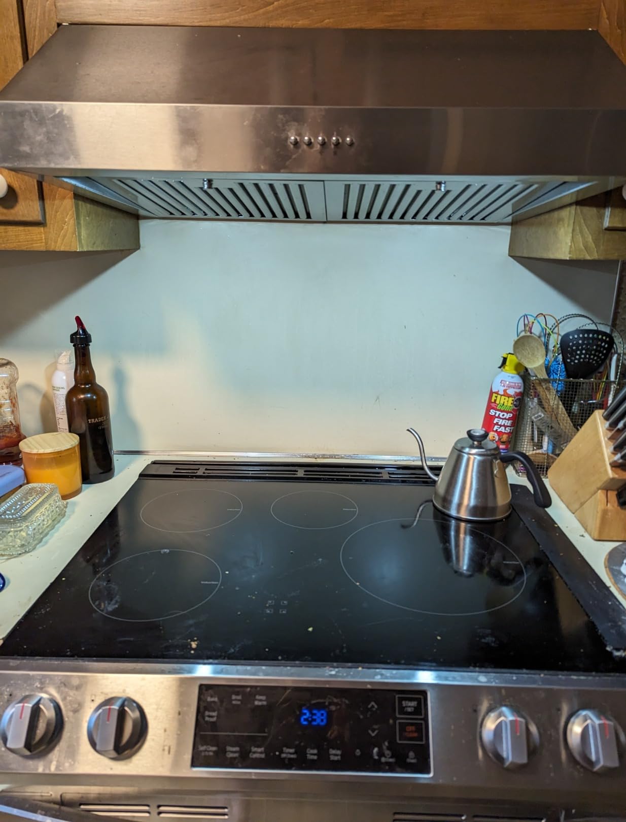COSMO COS-30IRHP 30 in. Lumin Collection 380 CFM Ducted Insert Range Hood, Button Controls, LED Lights, Stainless Steel customer photo 2