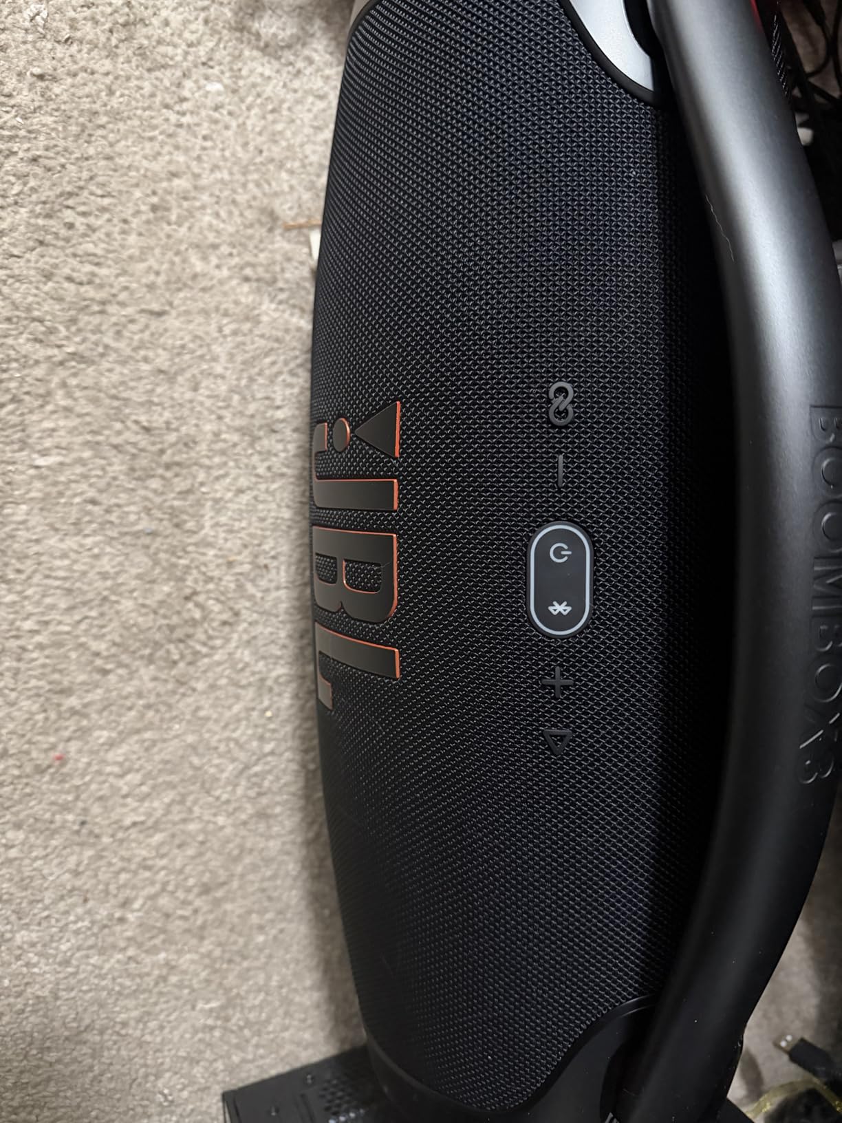 JBL Boombox 3 Black Portable Bluetooth Speaker with Massive Sound, Deepest Bass, IPX7 Waterproof, 24H Playtime, PartyBoost customer photo 2