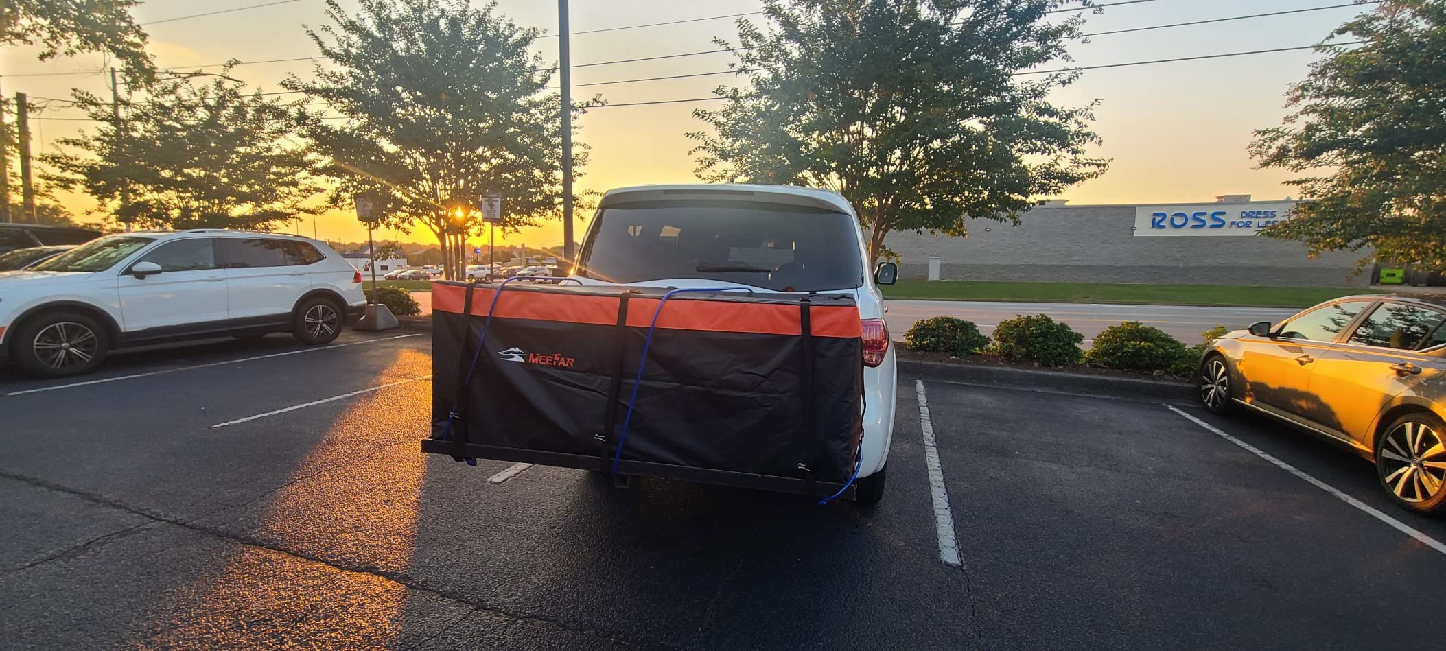 Car Roof Bag Rooftop Cargo Carrier Bag Waterproof 21 Cubic Feet Soft Shell Luggage Rack Bag for All Vehicle with/Without Rack customer photo 2
