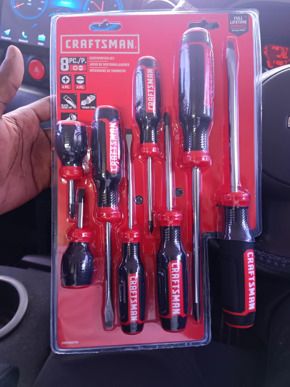 Screwdriver Set, Bi-Material, 8 Piece Set (CMHT65075N) customer photo 1
