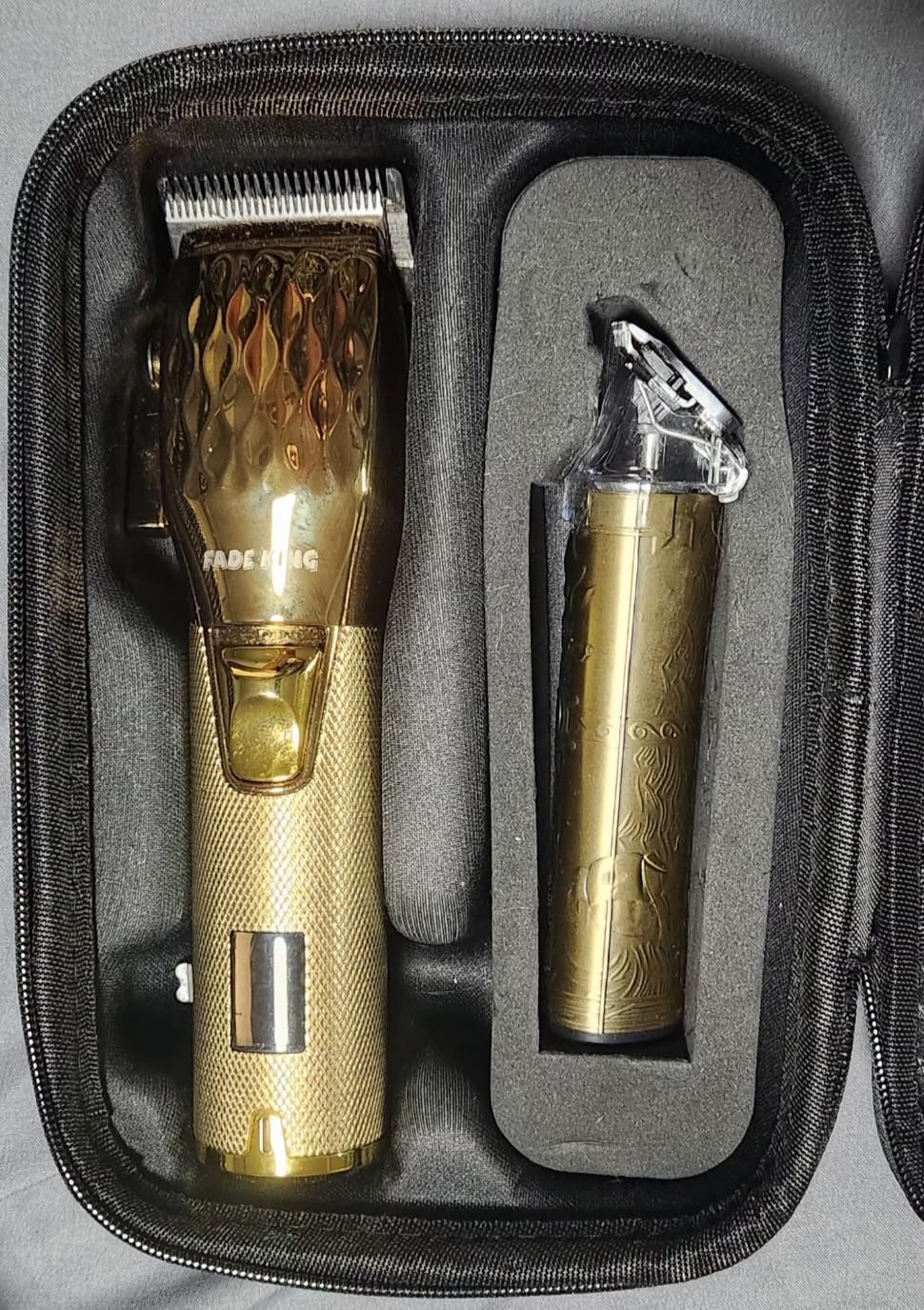 FADEKING Professional Hair Clippers for Men - Cordless Barber Clippers & Beard Trimmer for Men, Fade Clipper and Trimmer Set for Home & Barber Use, Complete Men's Grooming Kit - Gifts for Men customer photo 1