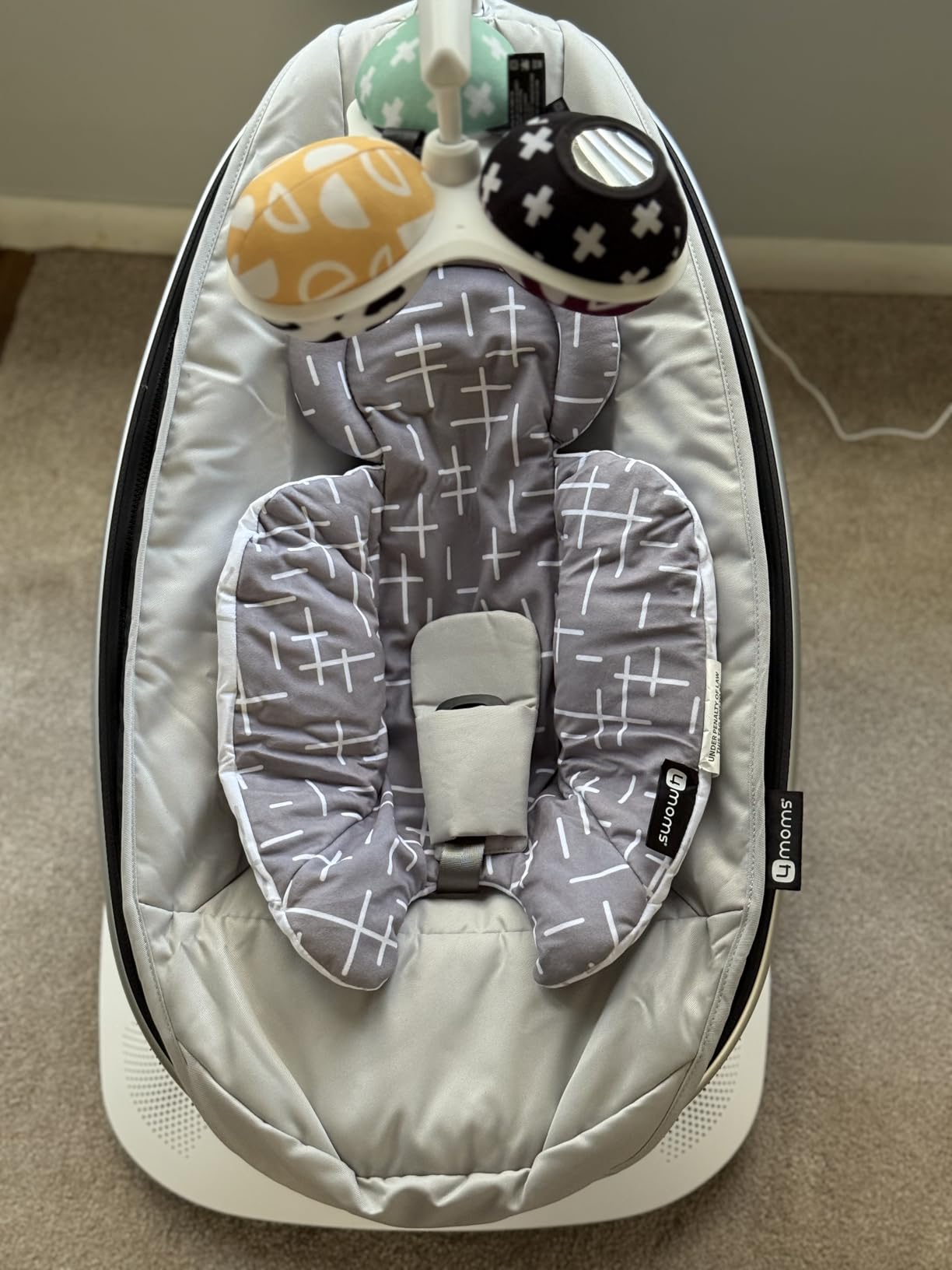 4moms MamaRoo Multi-Motion Baby Swing, Bluetooth Enabled with 5 Unique Motions customer photo 2