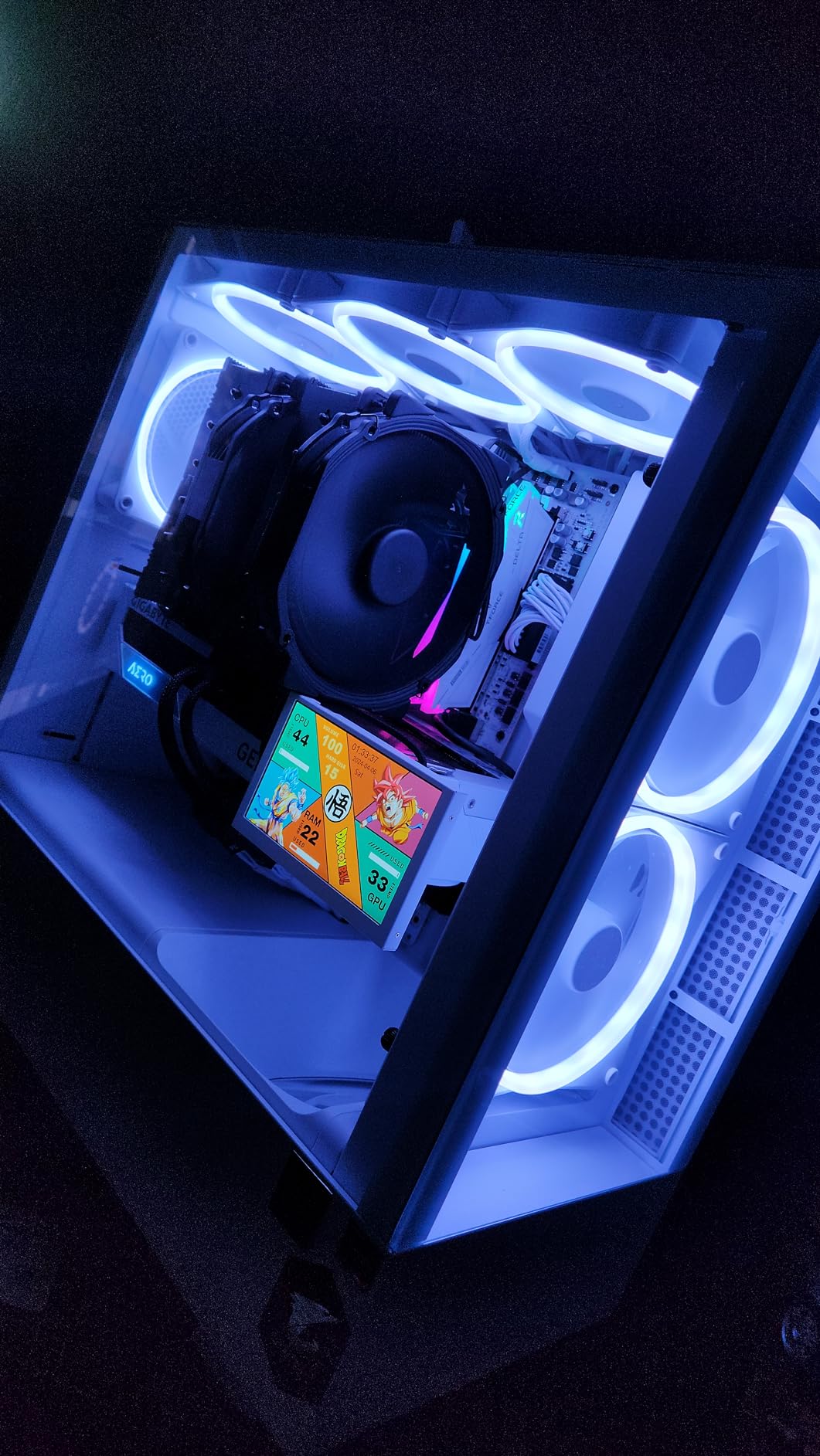 TEAMGROUP T-Force Delta RGB DDR5 Ram 32GB (2x16GB) 6000MHz CL30 Intel XMP 3.0 & AMD Expo Compatible Desktop Memory Module - White (FF4D532G6000HC30DC01) customer photo 1