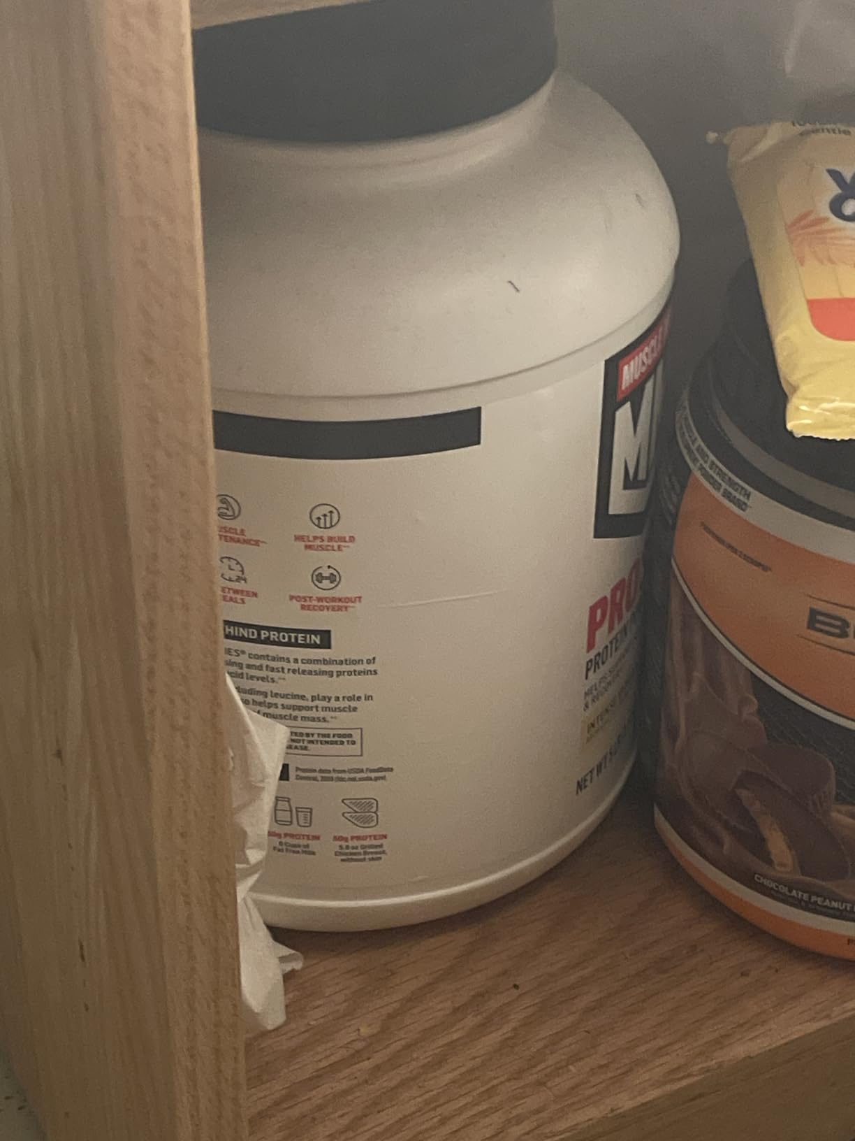 Muscle Milk Pro Series Protein Powder Supplement, Intense Vanilla, 2 Pound, 50g Protein, NSF Certified for Sport customer photo 1
