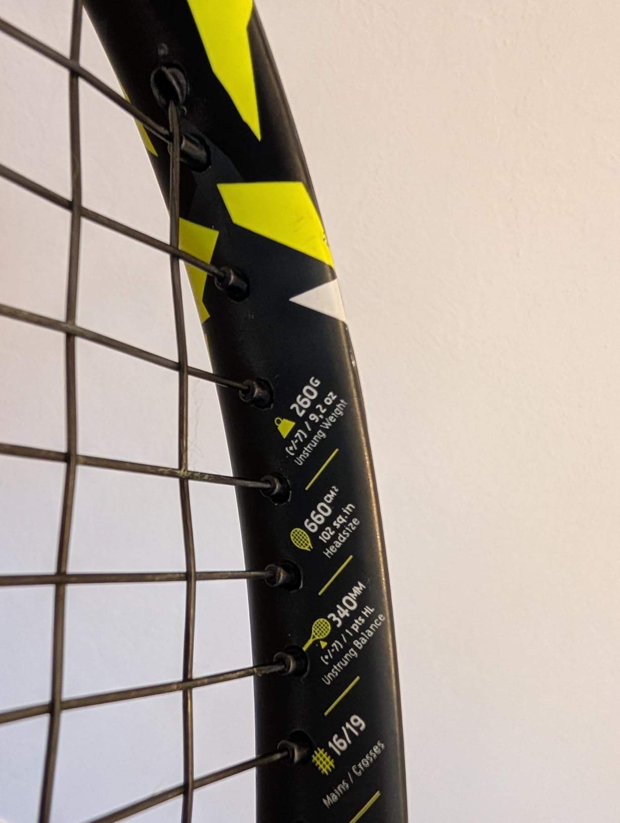 Babolat Pure Aero Tennis Racquet (7th Gen) Strung with Synthetic Gut at Mid Range Tension customer photo 2