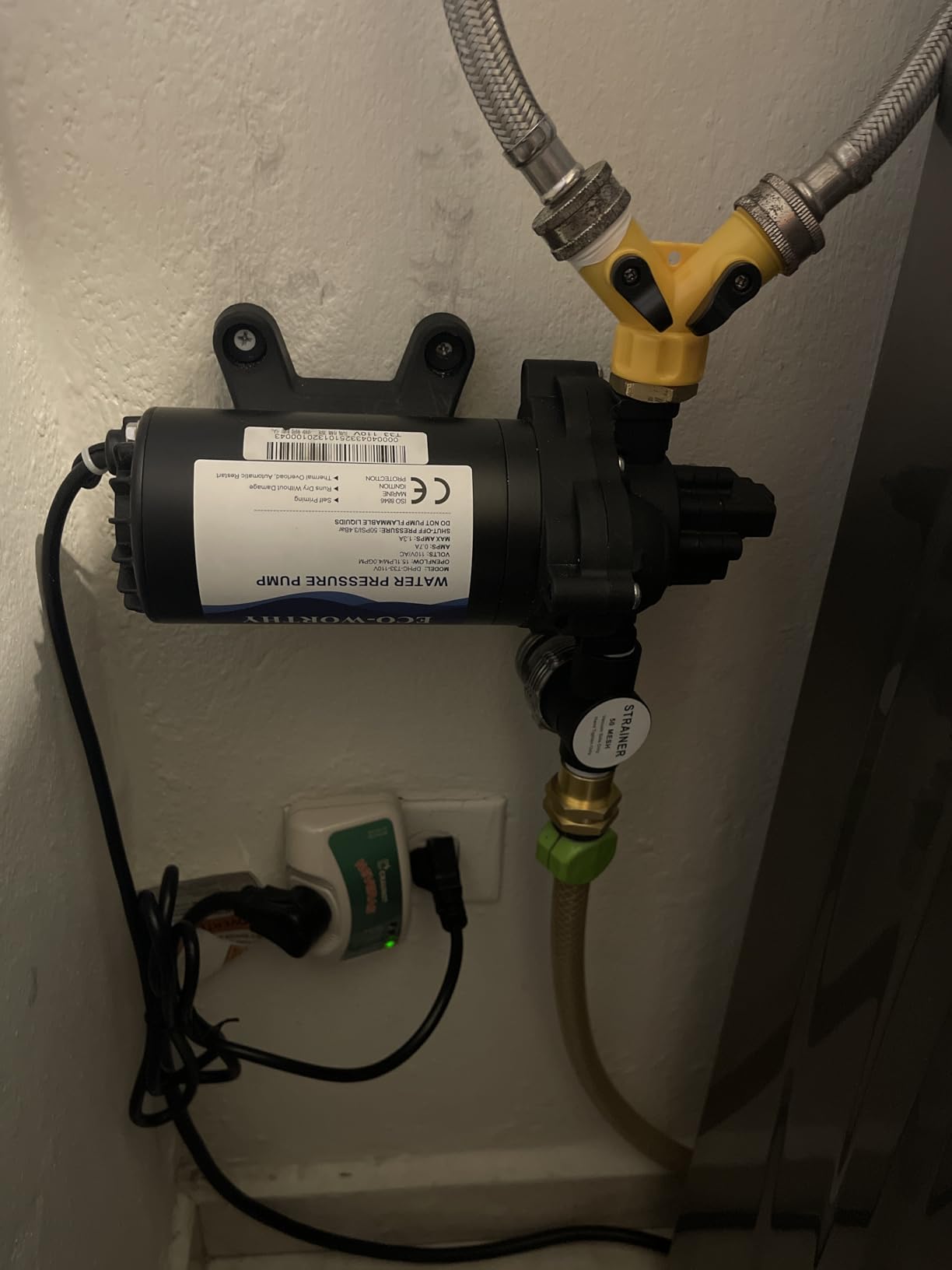ECO-WORTHY 33-Series Industrial Water Pressure Pump 110V AC 4.0GPM 50PSI RV Fresh Water Diaphragm Pump customer photo 1